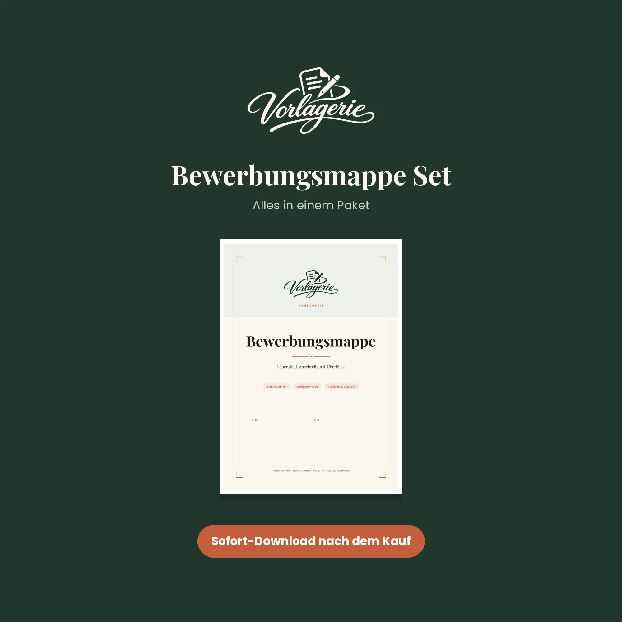 Bewerbungsmappe – Vorlagerie