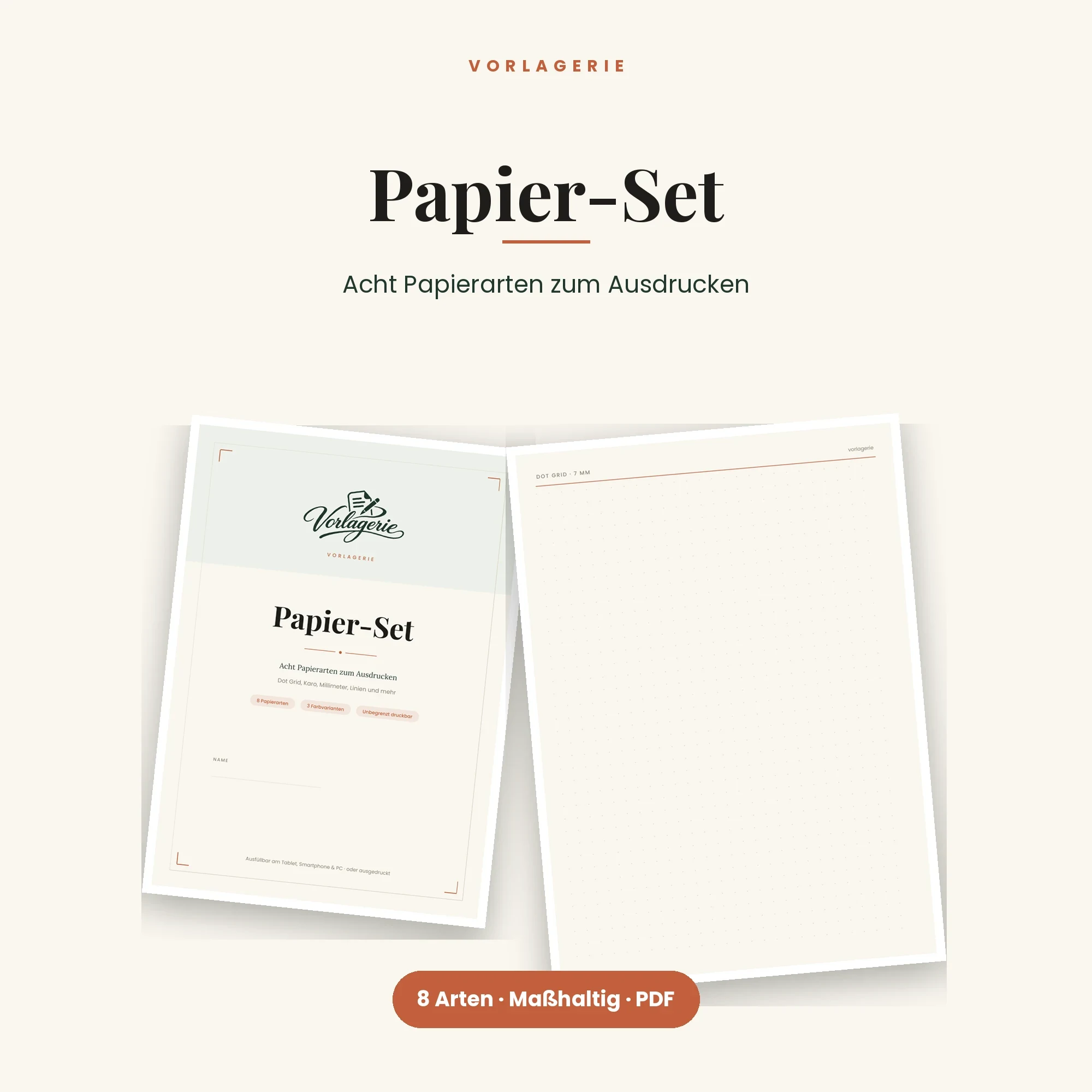 Büro- und Papier-Bundle – enthalten: Papier-Set