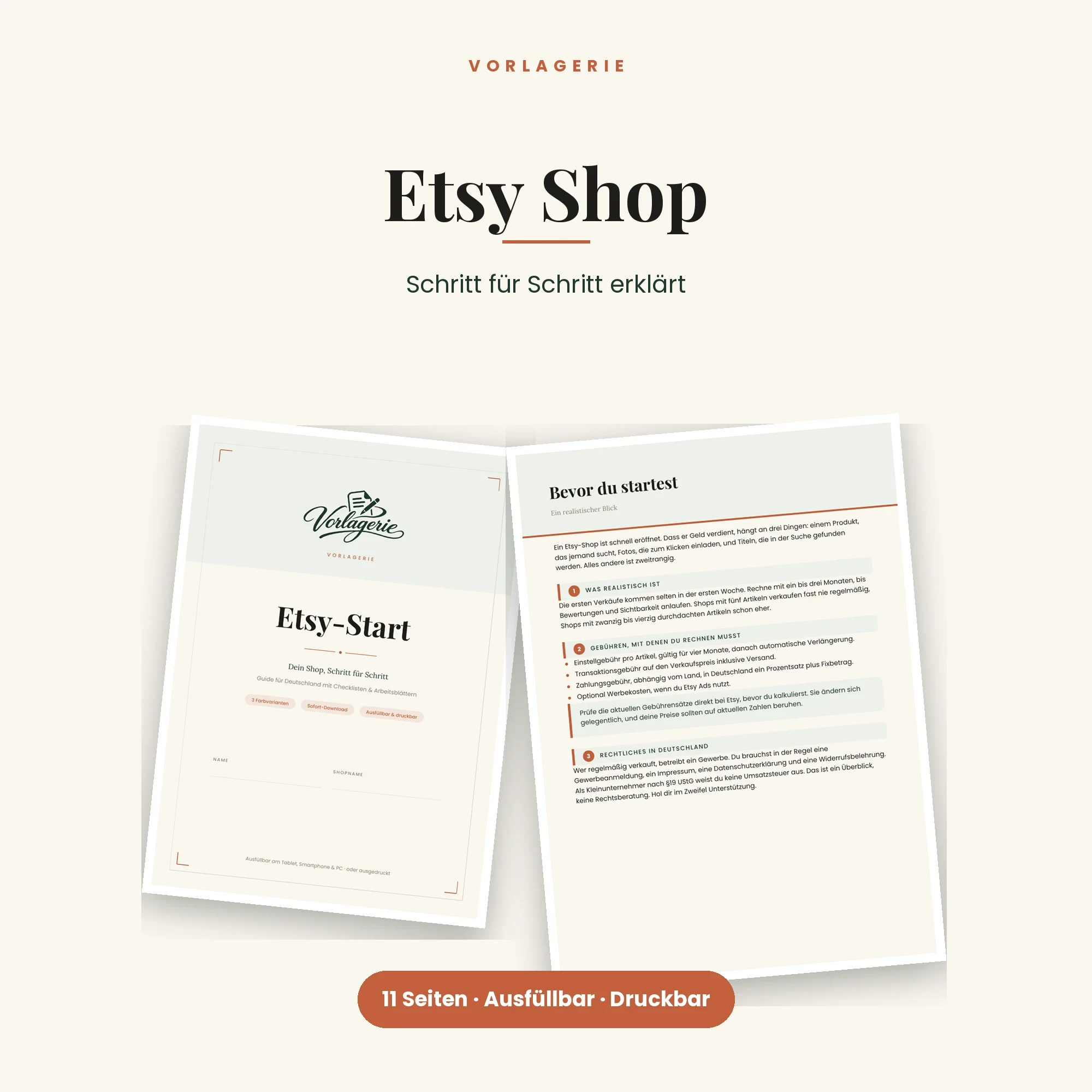 Business-Starter-Bundle – enthalten: Etsy-Shop-Start-Guide