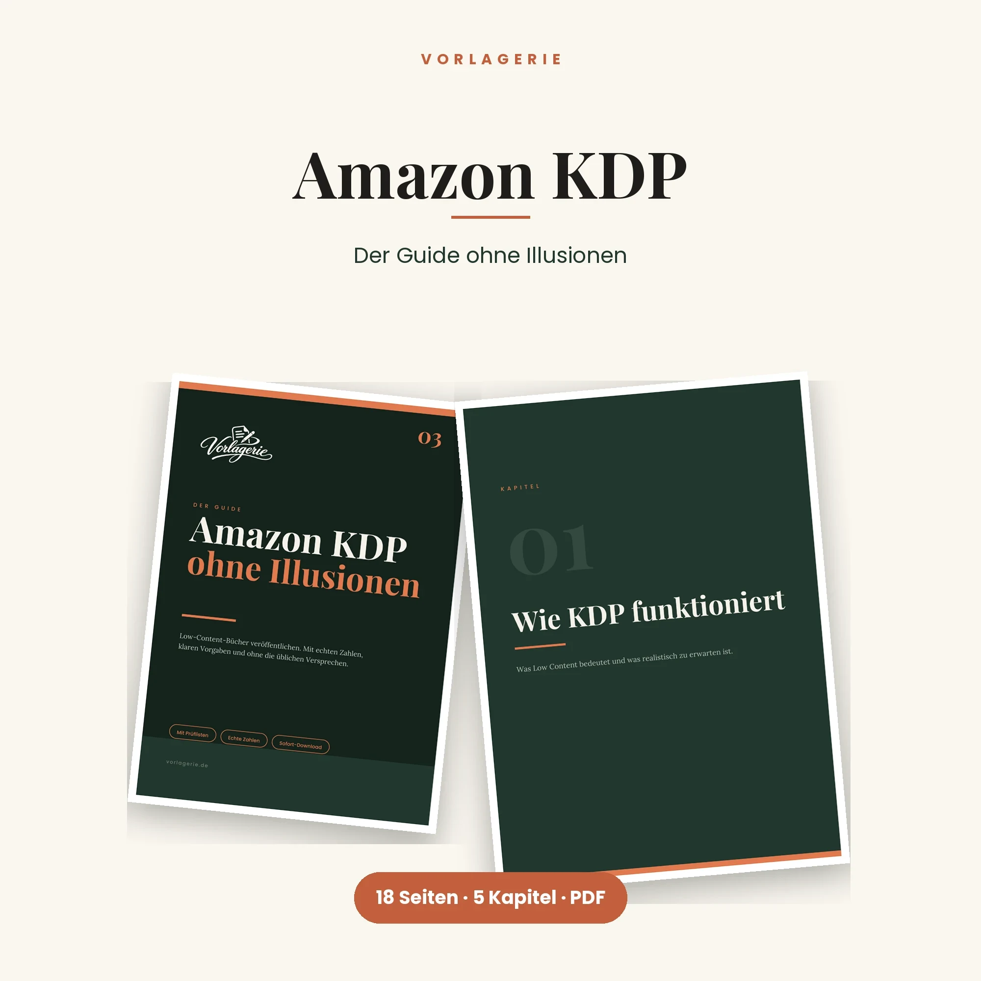 Alle fünf Guides – enthalten: Amazon KDP ohne Illusionen