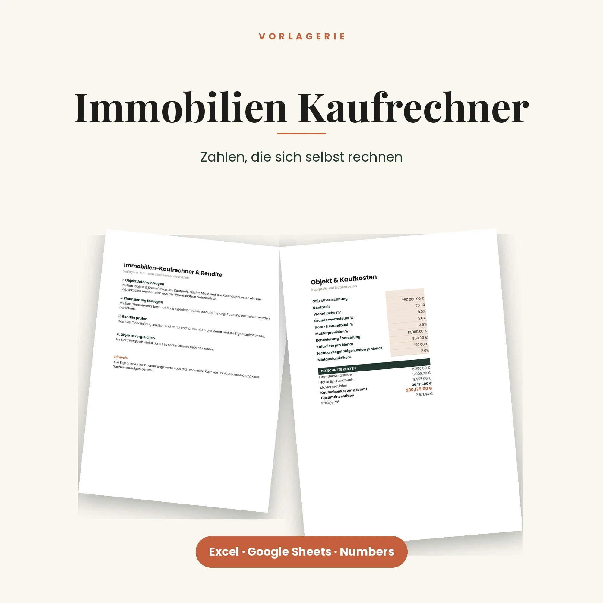 Immobilienkauf-Bundle – enthalten: Immobilien-Kaufrechner & Rendite