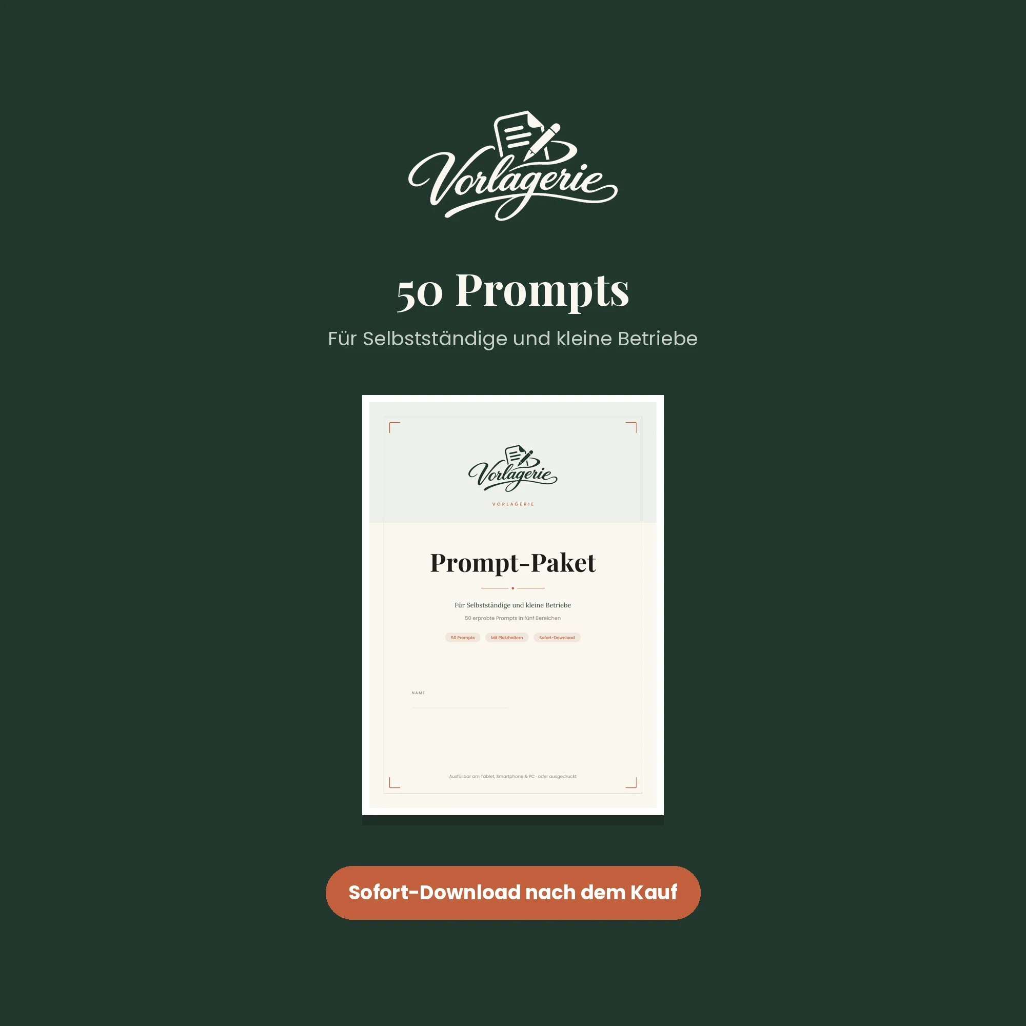 Prompt-Komplett-Bundle – Vorlagerie