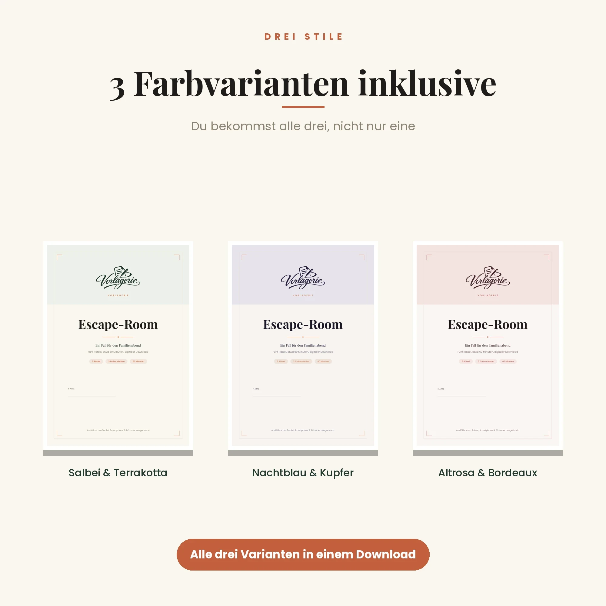 Spieleabend-Bundle – drei Farbvarianten inklusive