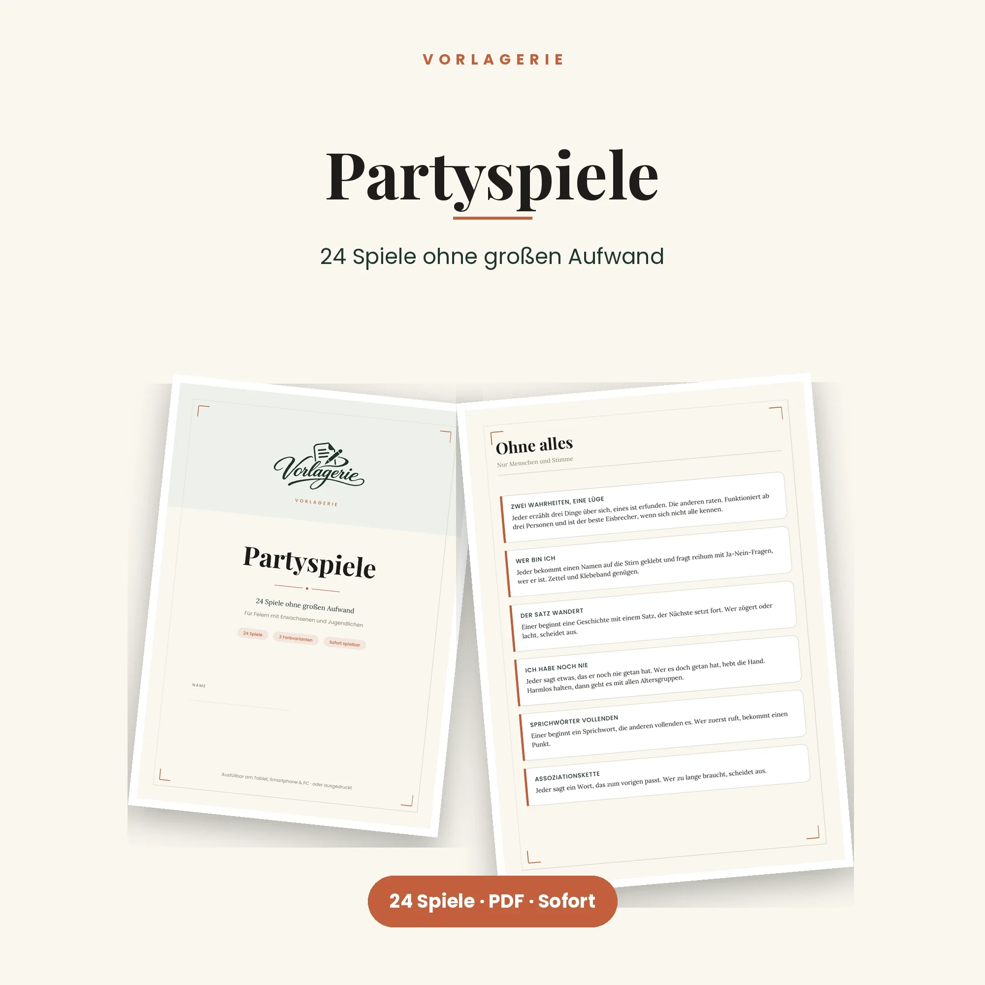 Spieleabend-Bundle – enthalten: Partyspiele-Sammlung