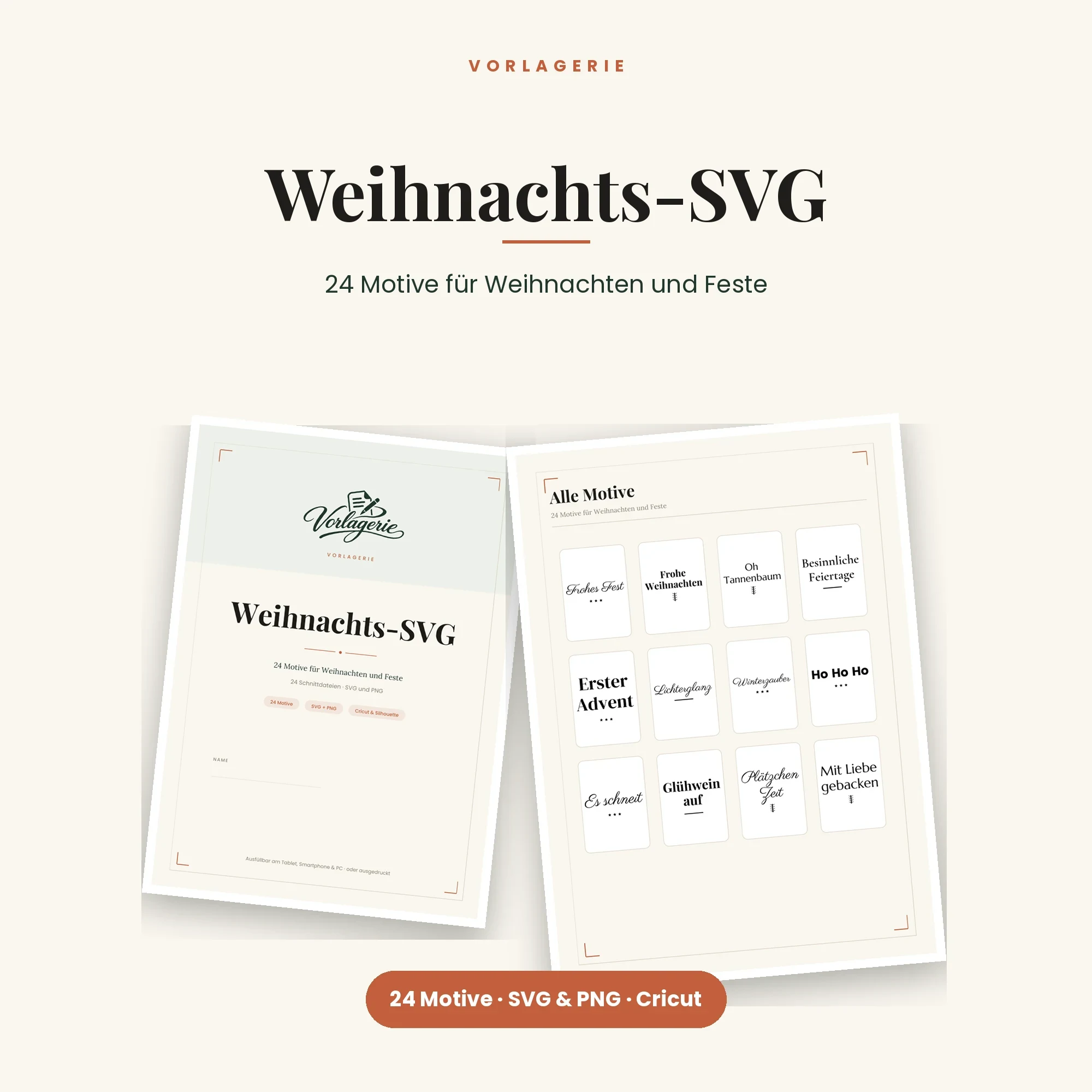 SVG-Komplett-Bundle – enthalten: Weihnachts-SVG