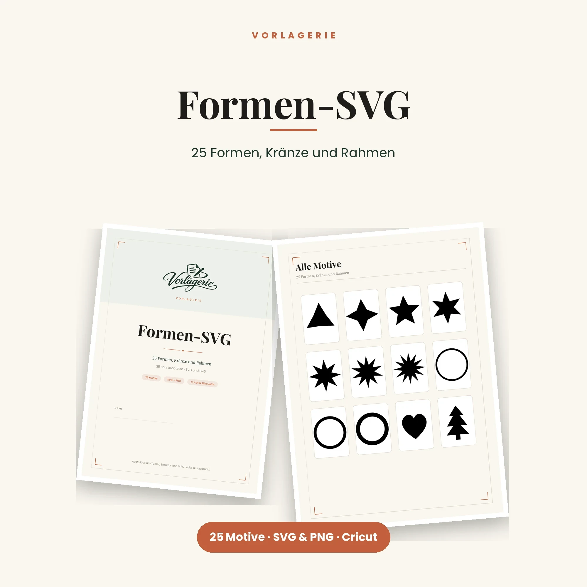 SVG-Komplett-Bundle – enthalten: Formen-SVG