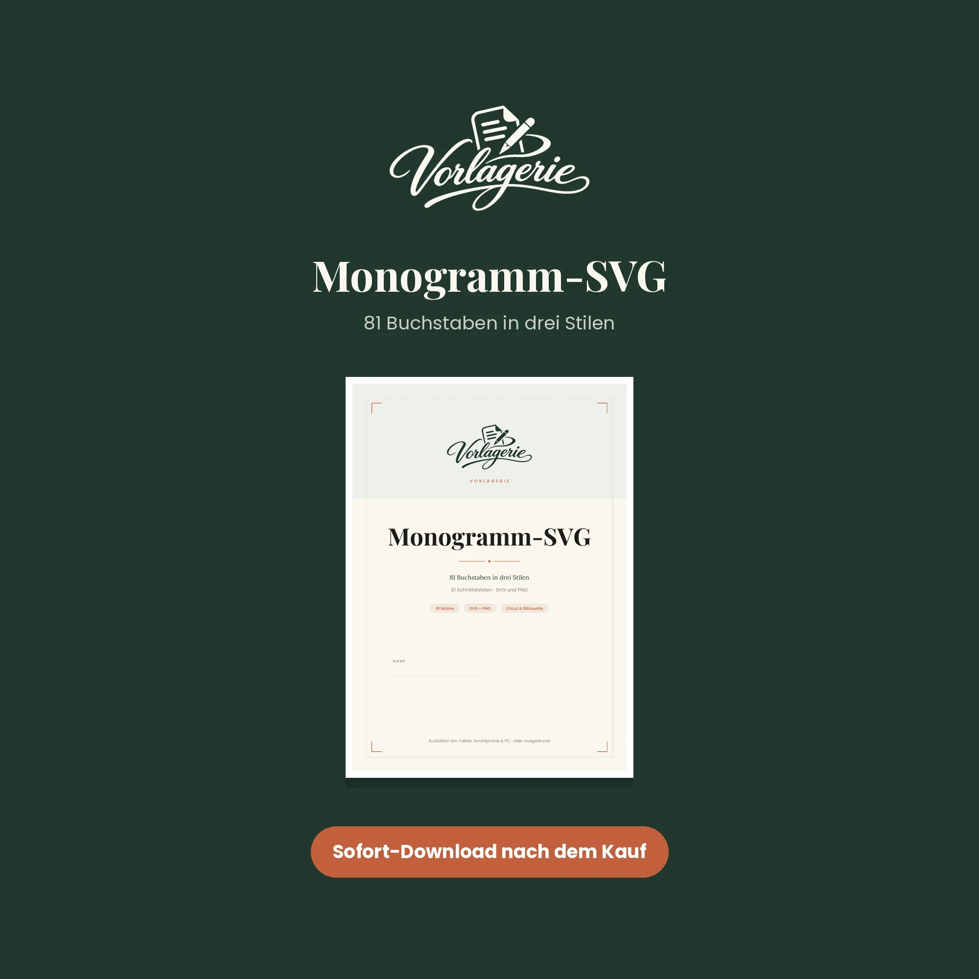 SVG-Komplett-Bundle – Vorlagerie