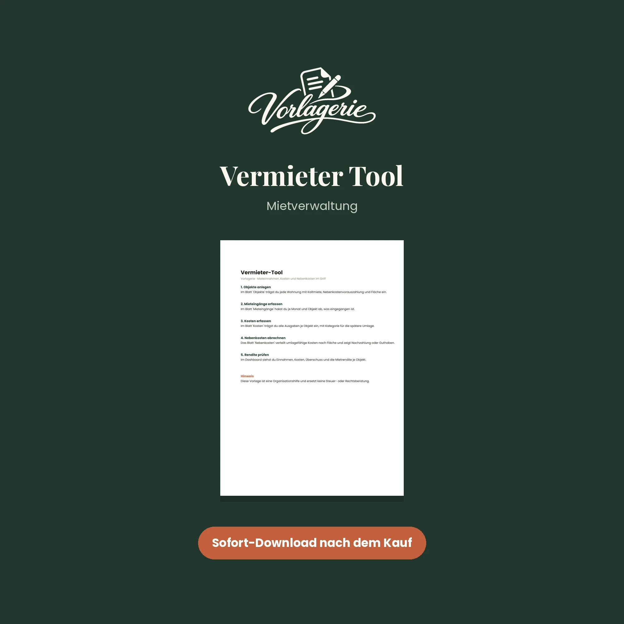 Vermieter-Bundle – Vorlagerie