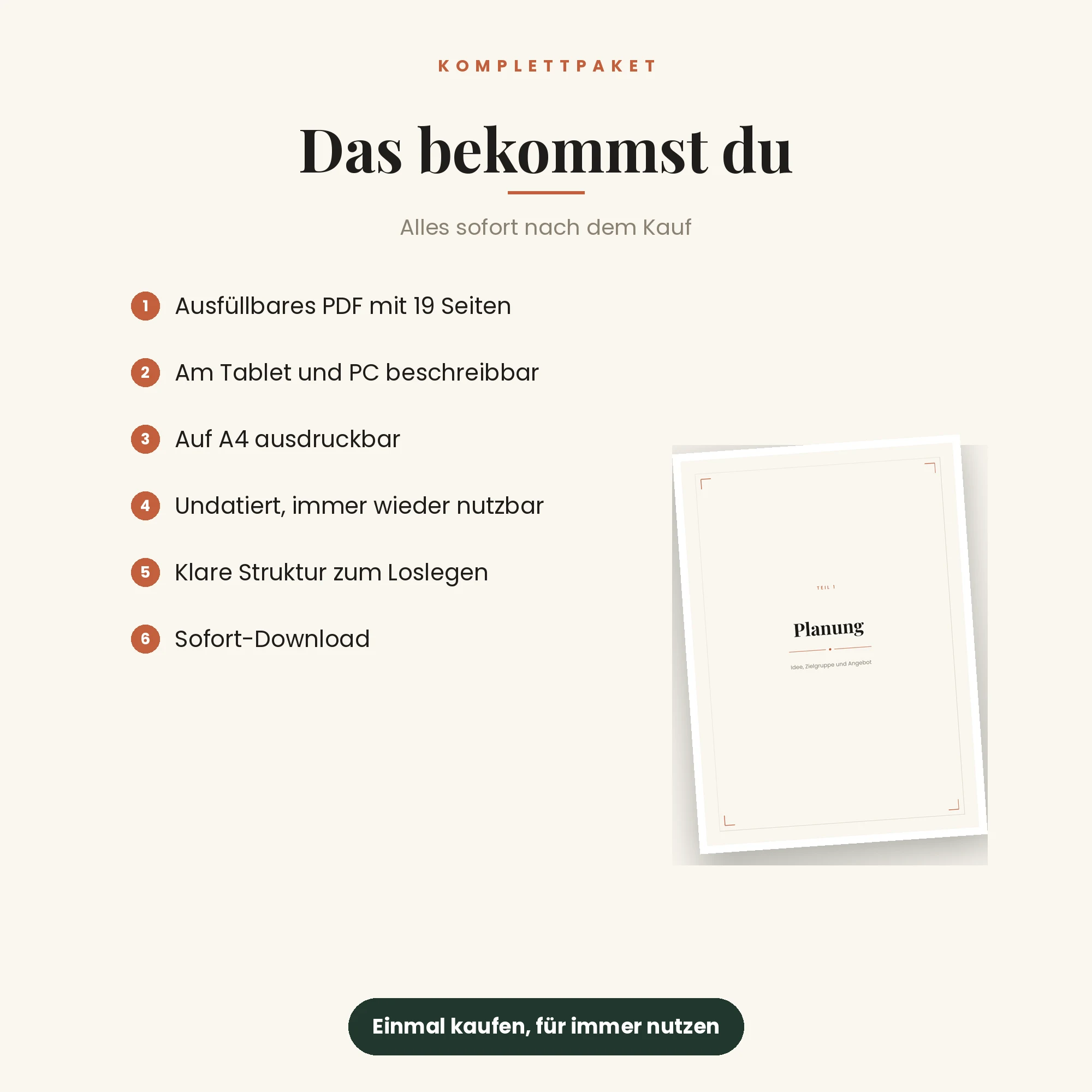 Business-Starterpaket Selbstständige – das ist enthalten