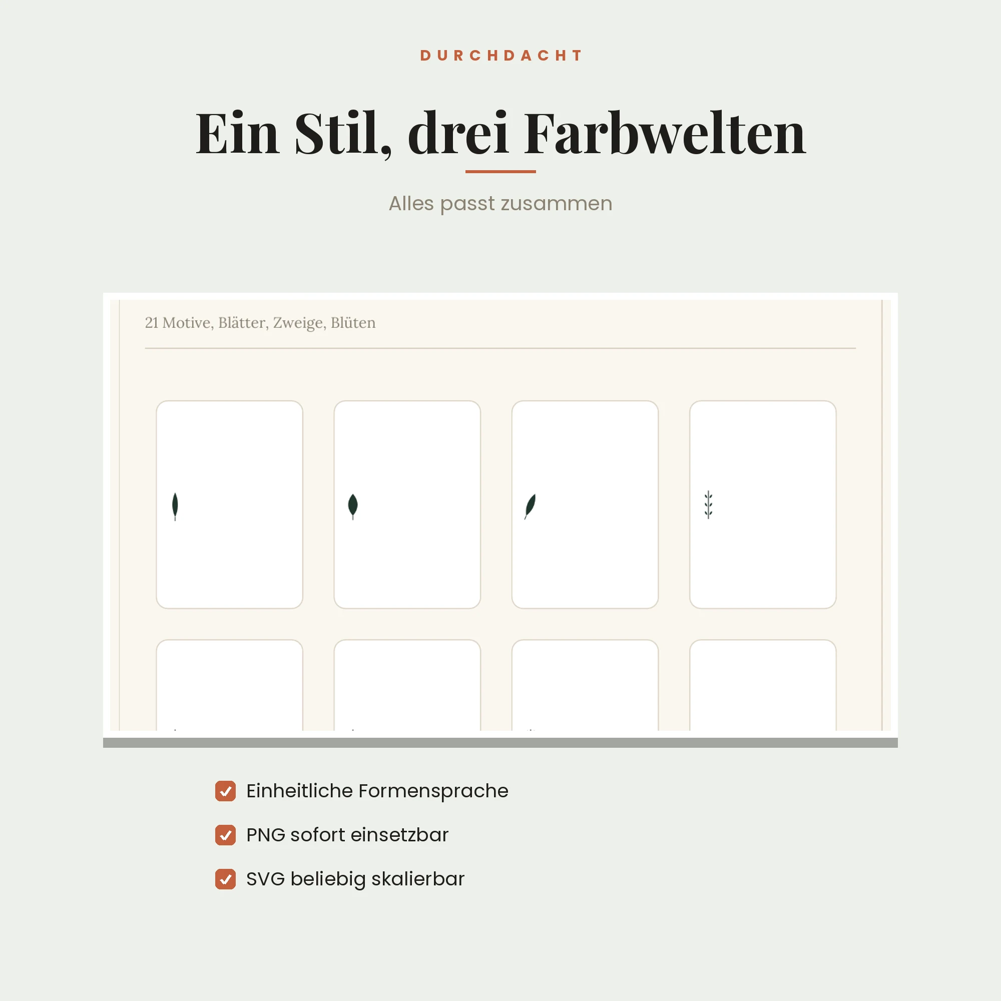 Botanik-Clipart – Detailansicht