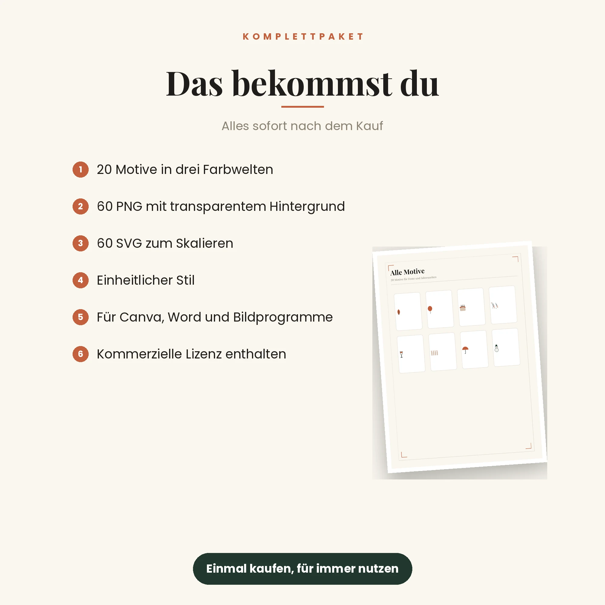 Feste-Clipart – das ist enthalten