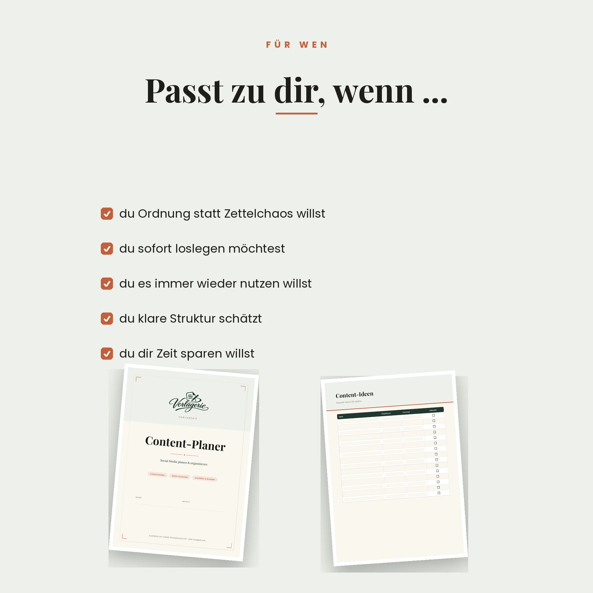 Content-Planer – für wen die Vorlage passt