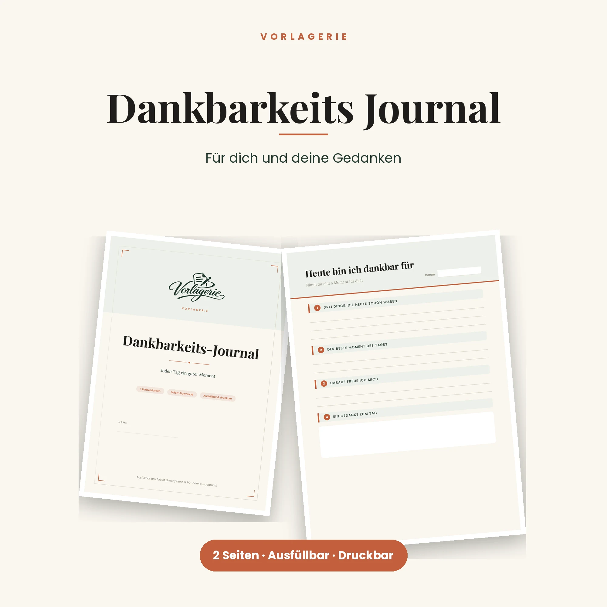 Dankbarkeits-Journal – Titelbild