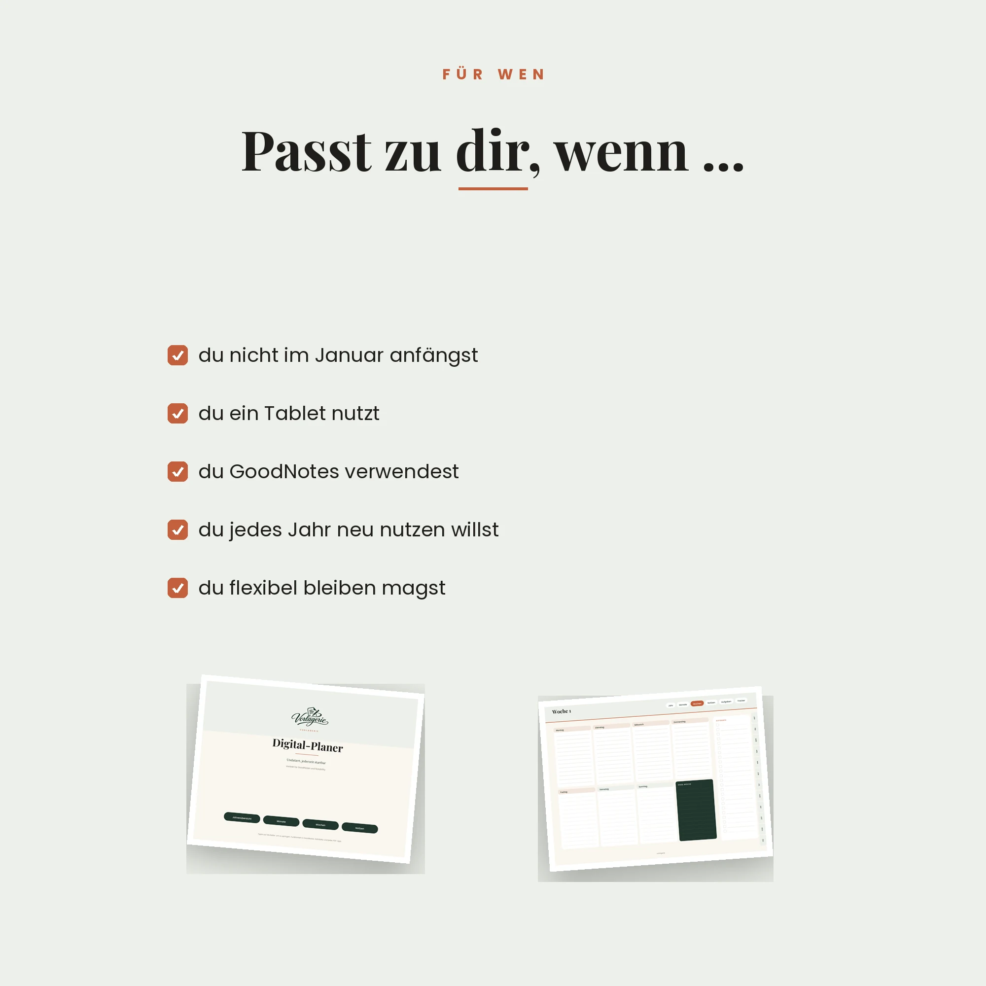 Digital-Planer undatiert – für wen es passt
