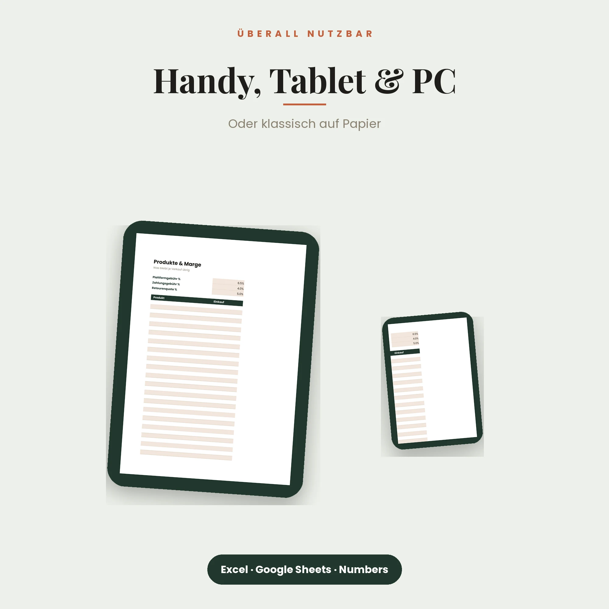 E-Commerce-Controlling – auf Smartphone, Tablet und PC