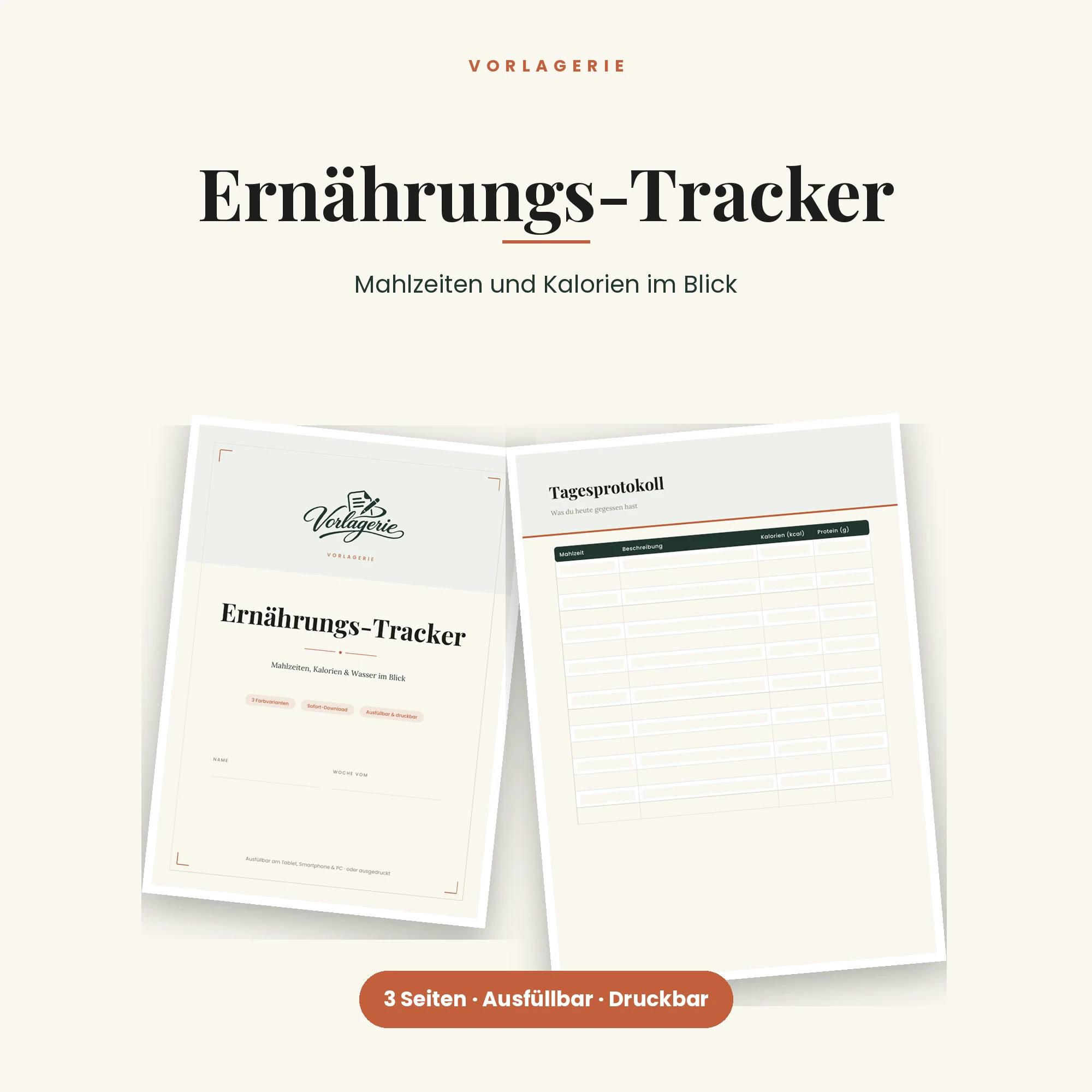 Ernährungs-Tracker – Titelbild