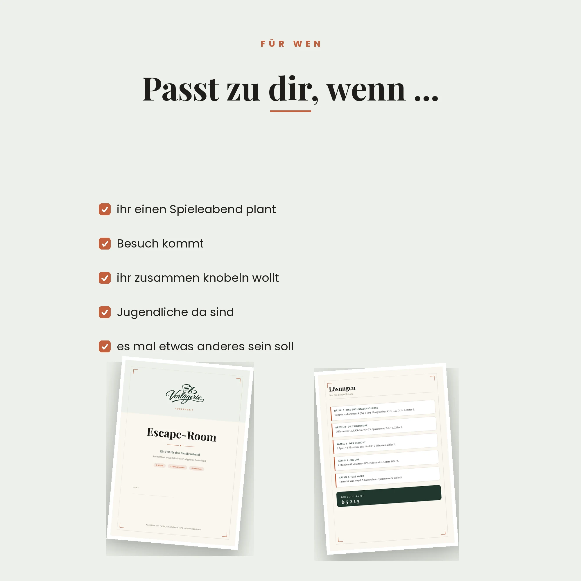 Escape-Room für zuhause – für wen es passt