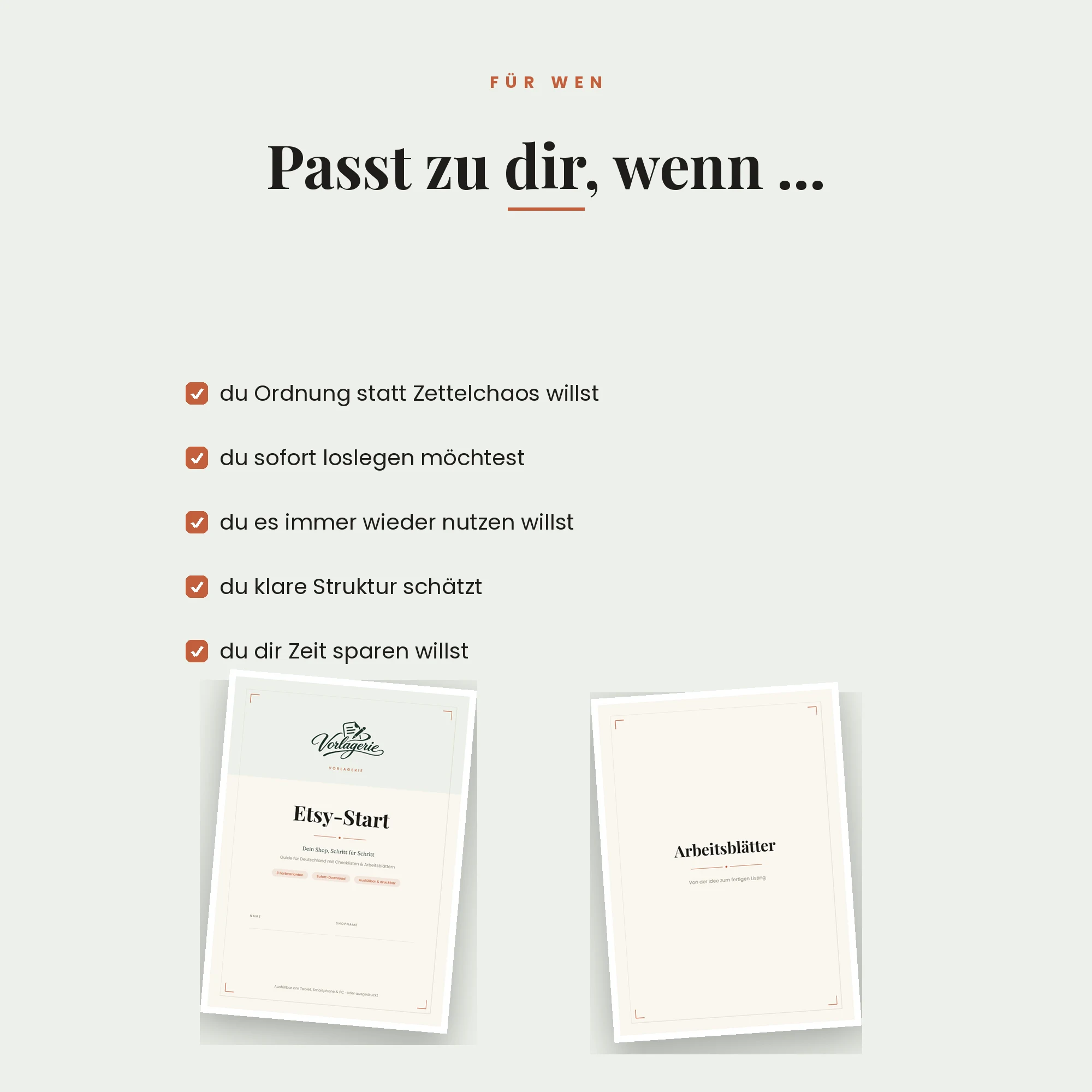 Etsy-Shop-Start-Guide – für wen die Vorlage passt