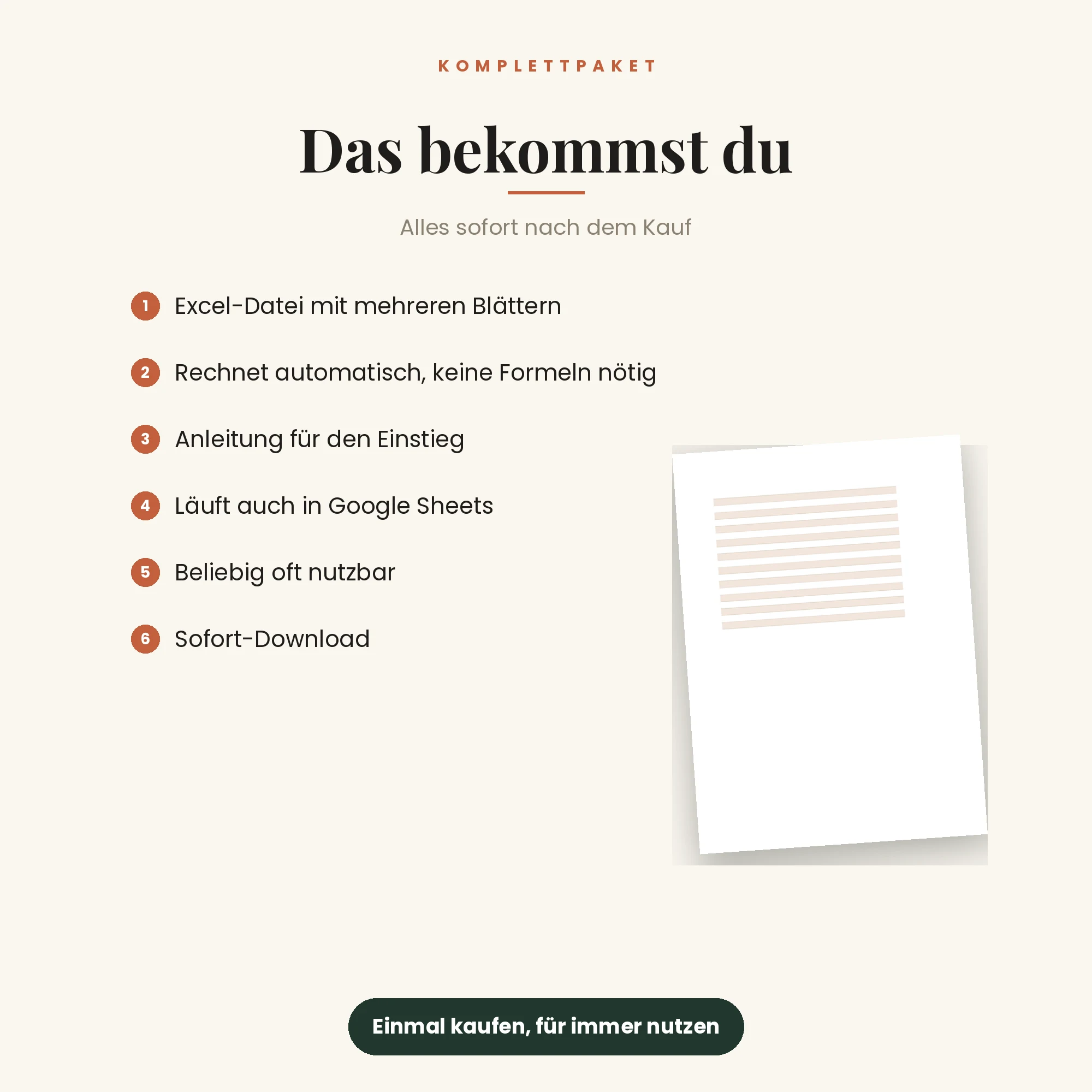Gastro-Kalkulation – das ist enthalten