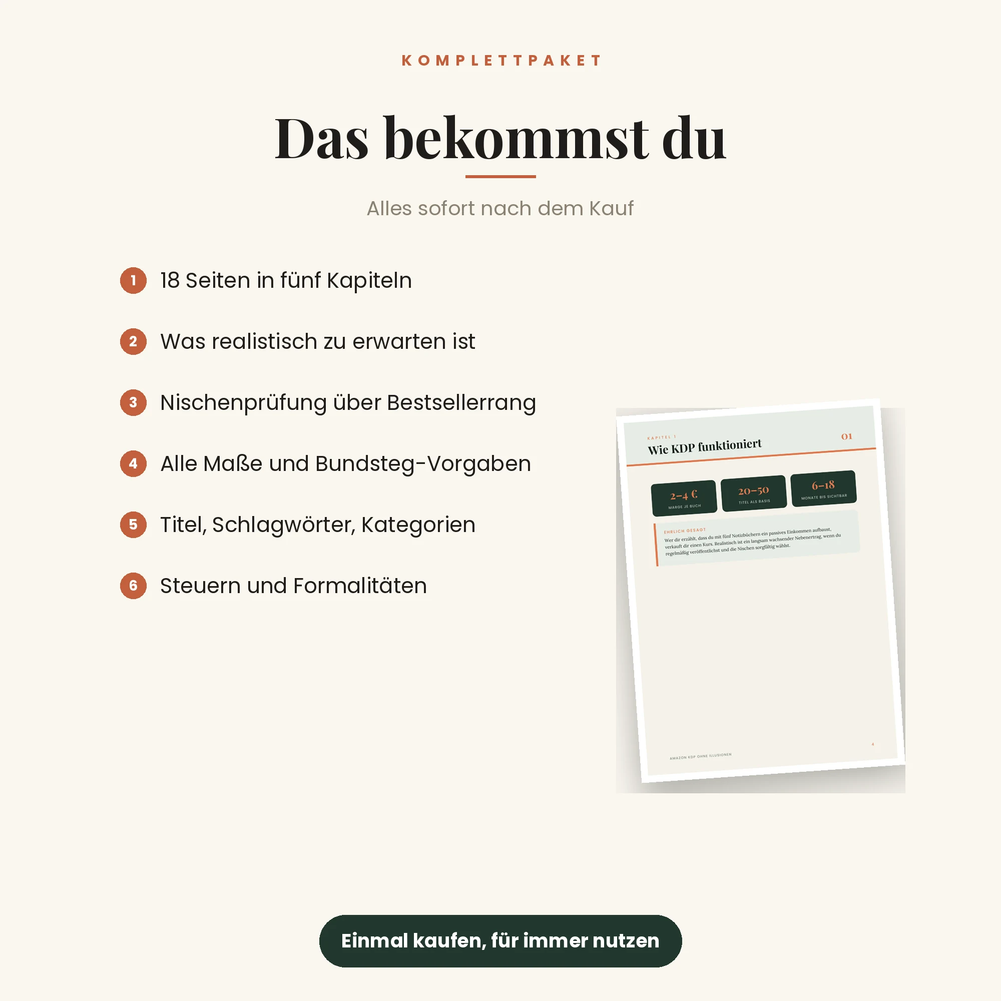 Amazon KDP ohne Illusionen – das steht drin