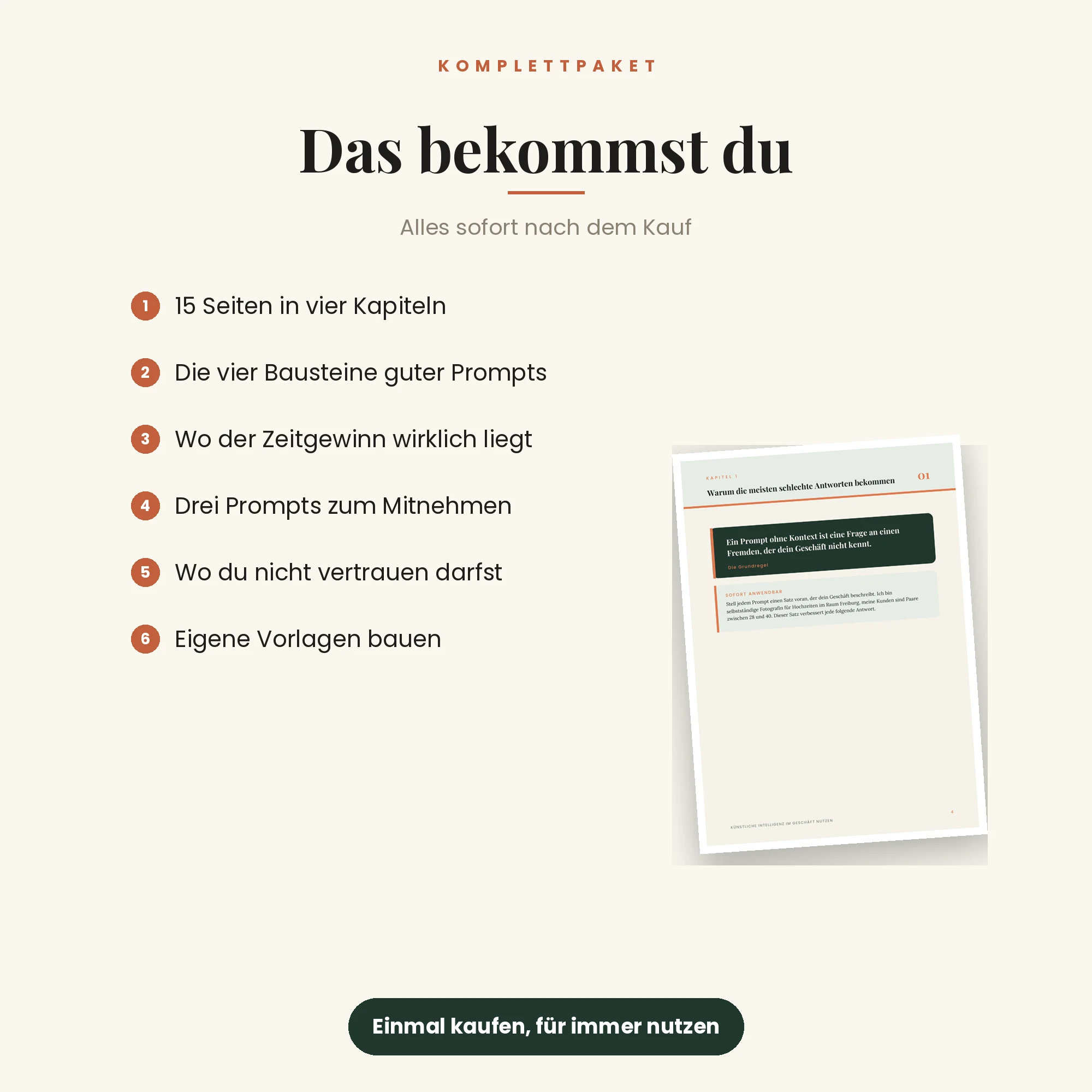 KI im Geschäft nutzen – das steht drin