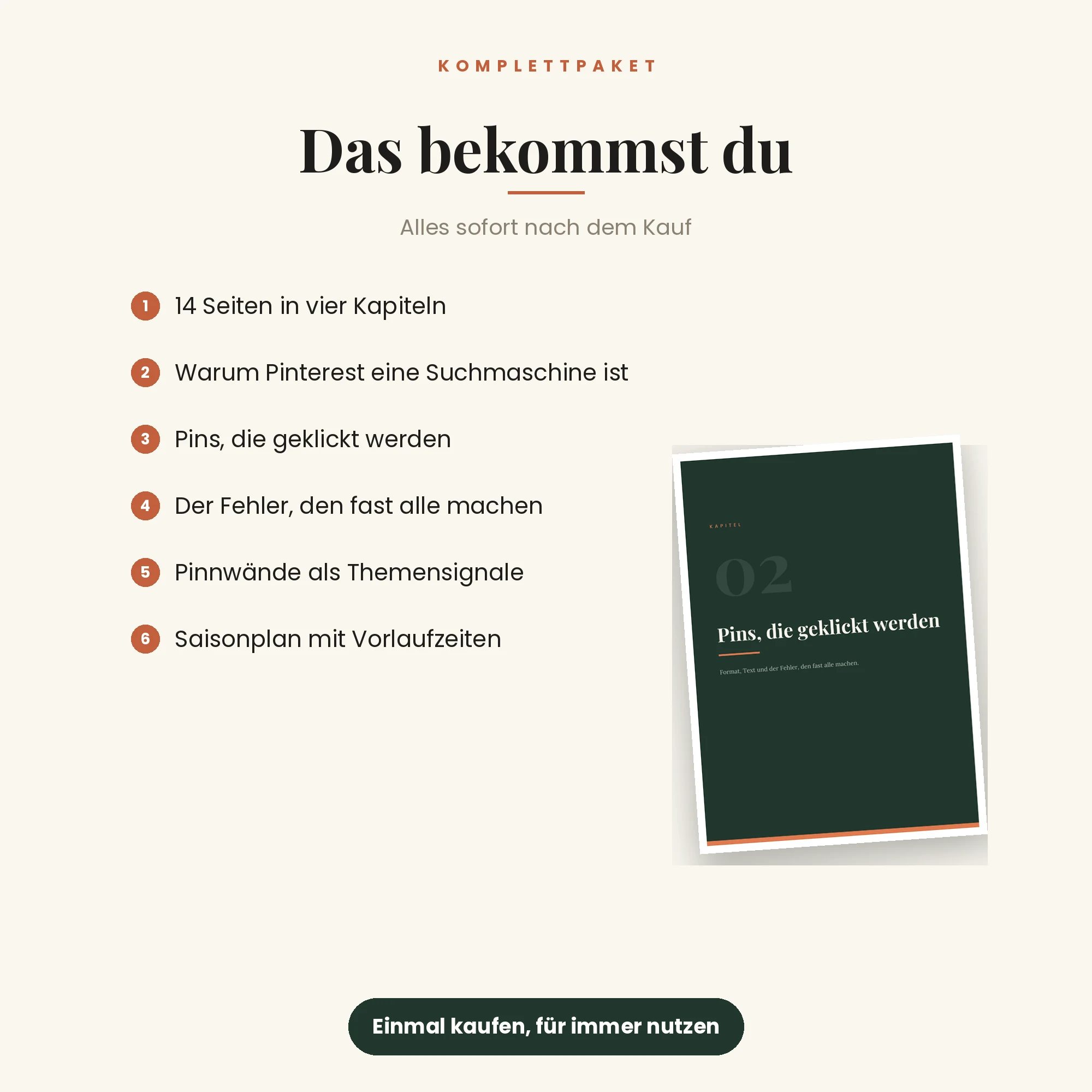 Pinterest für Verkäufer – das steht drin