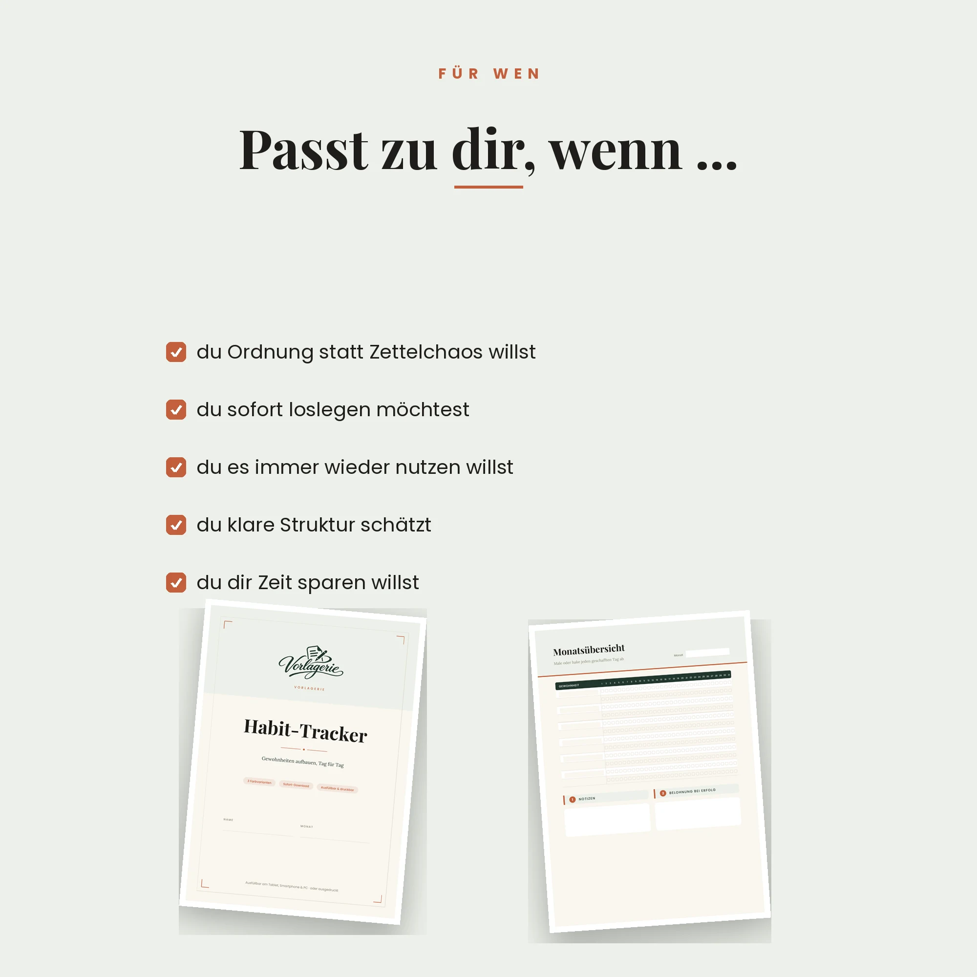 Habit-Tracker – für wen die Vorlage passt