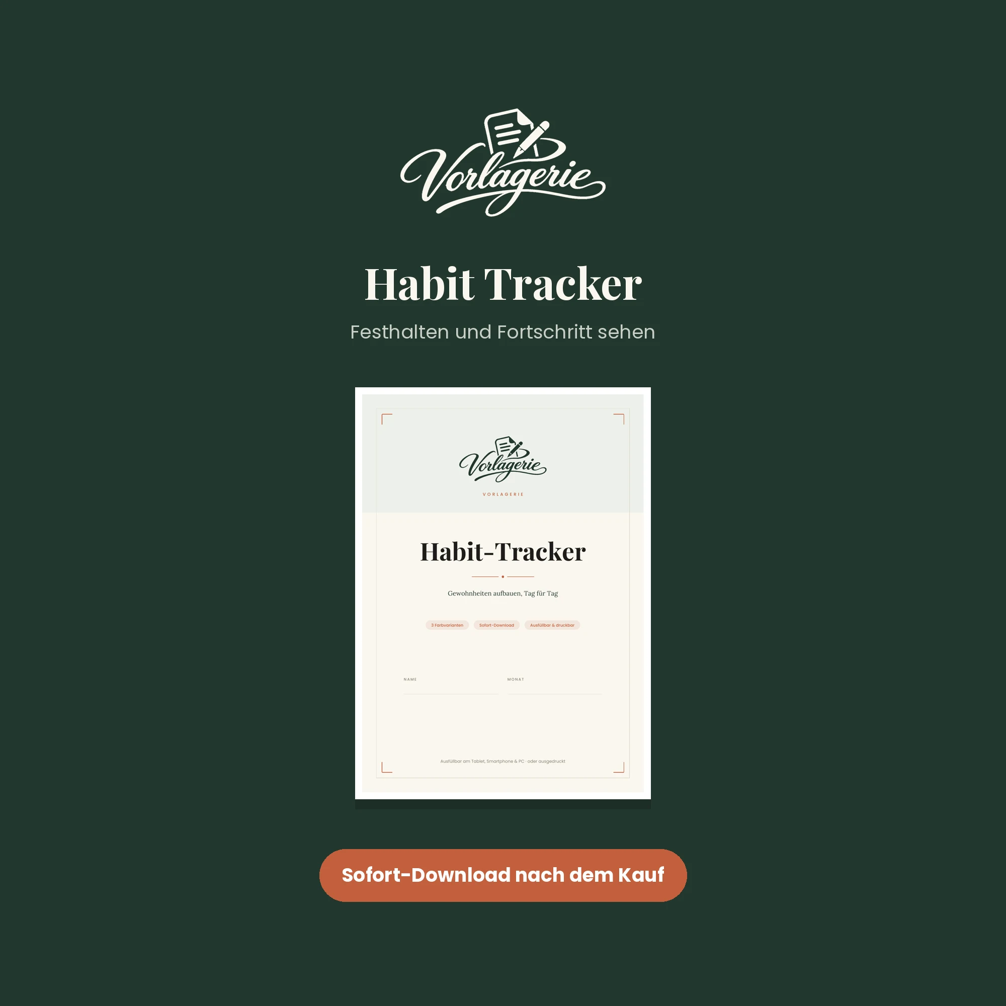 Habit-Tracker – Vorlagerie