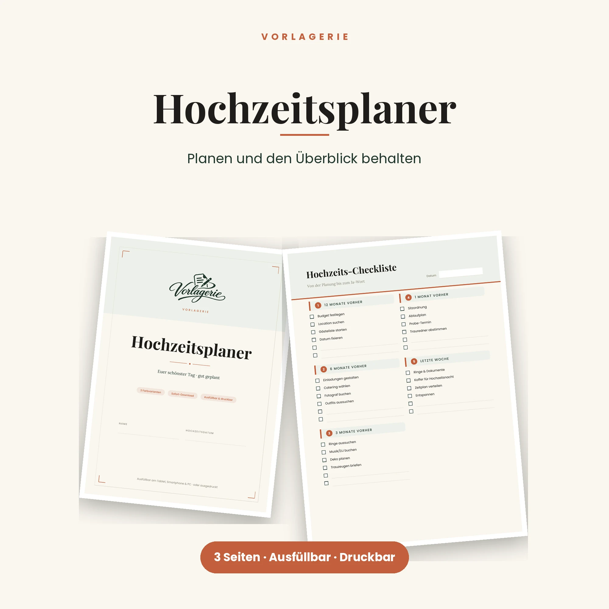 Hochzeitsplaner – Titelbild