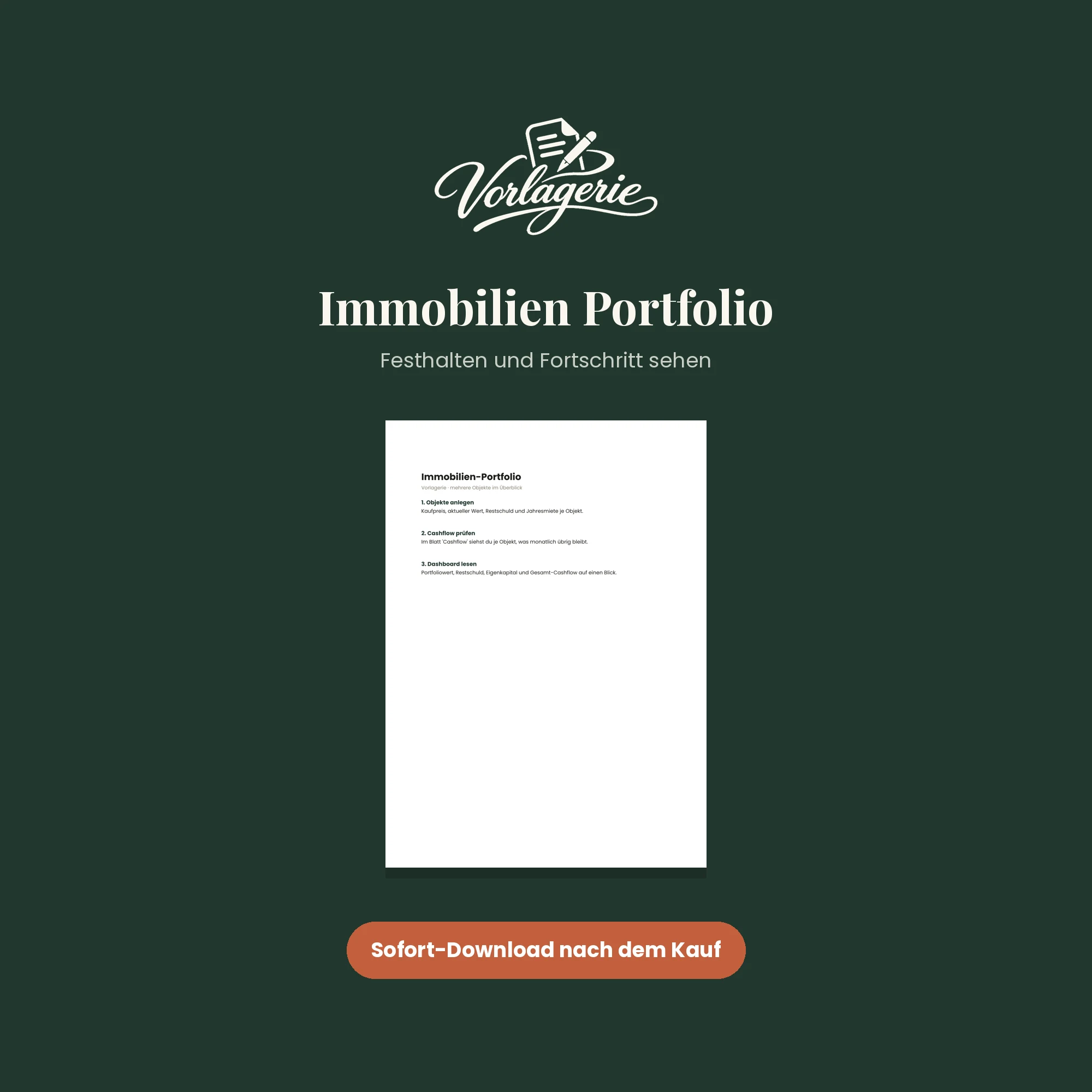 Immobilien-Portfolio-Tracker – Vorlagerie