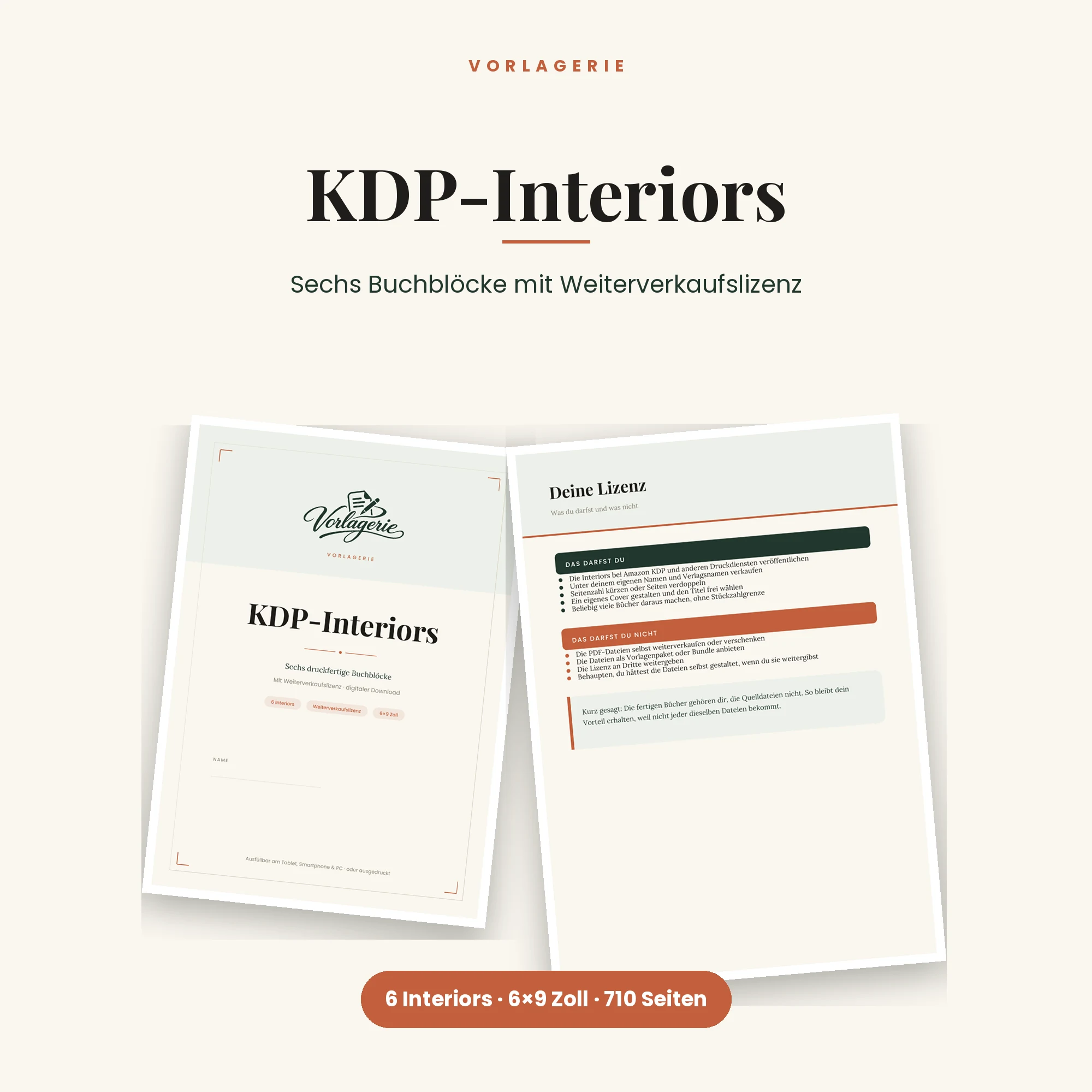 KDP-Interiors mit Weiterverkaufslizenz – Titelbild