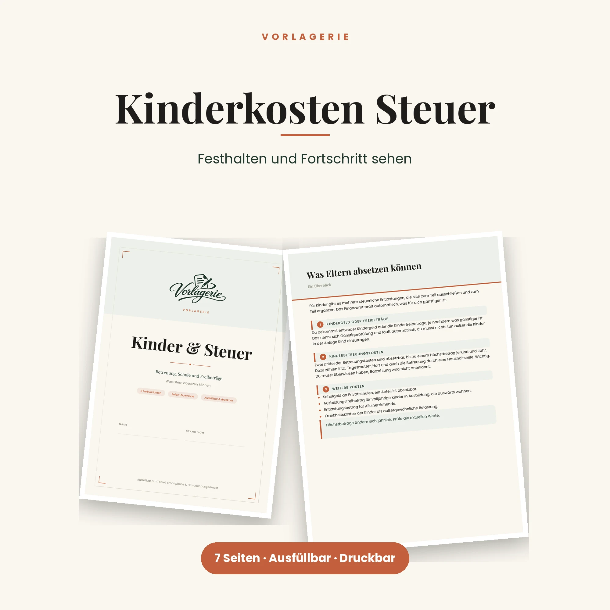 Kinder & Steuer – Titelbild
