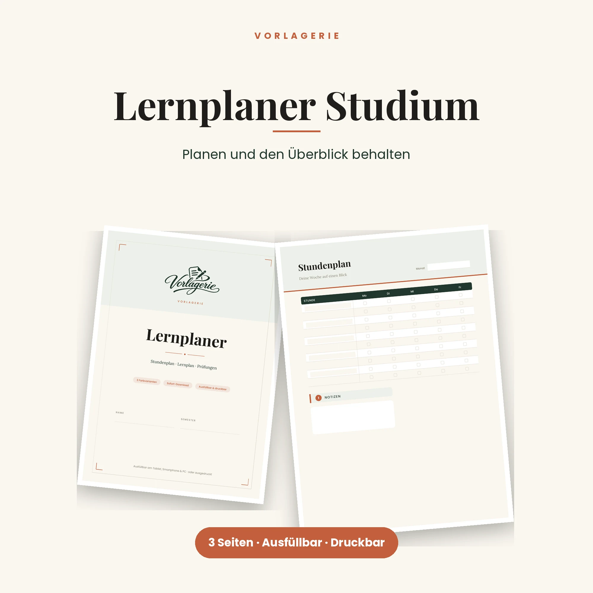 Lernplaner – Titelbild