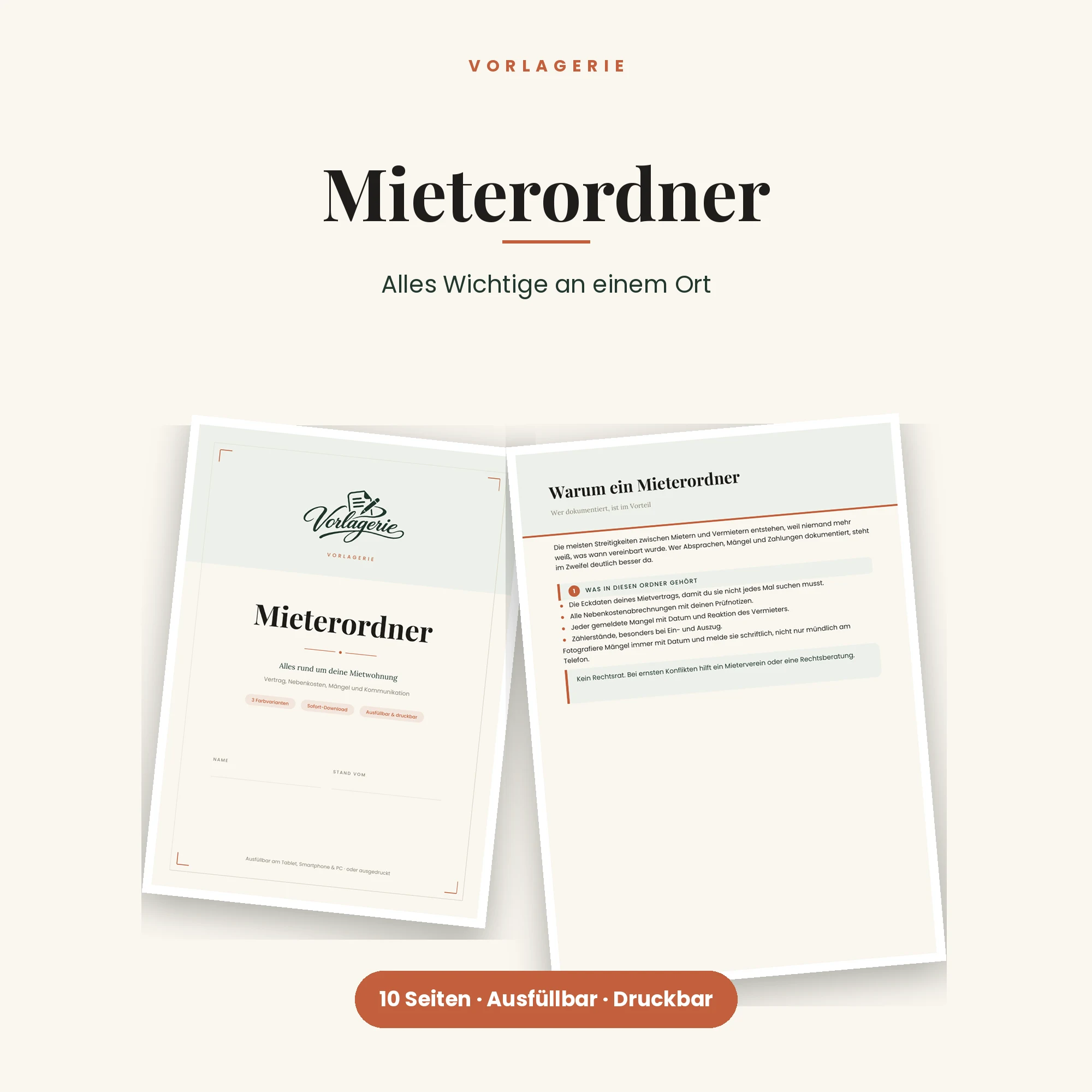 Mieterordner Komplett – Titelbild