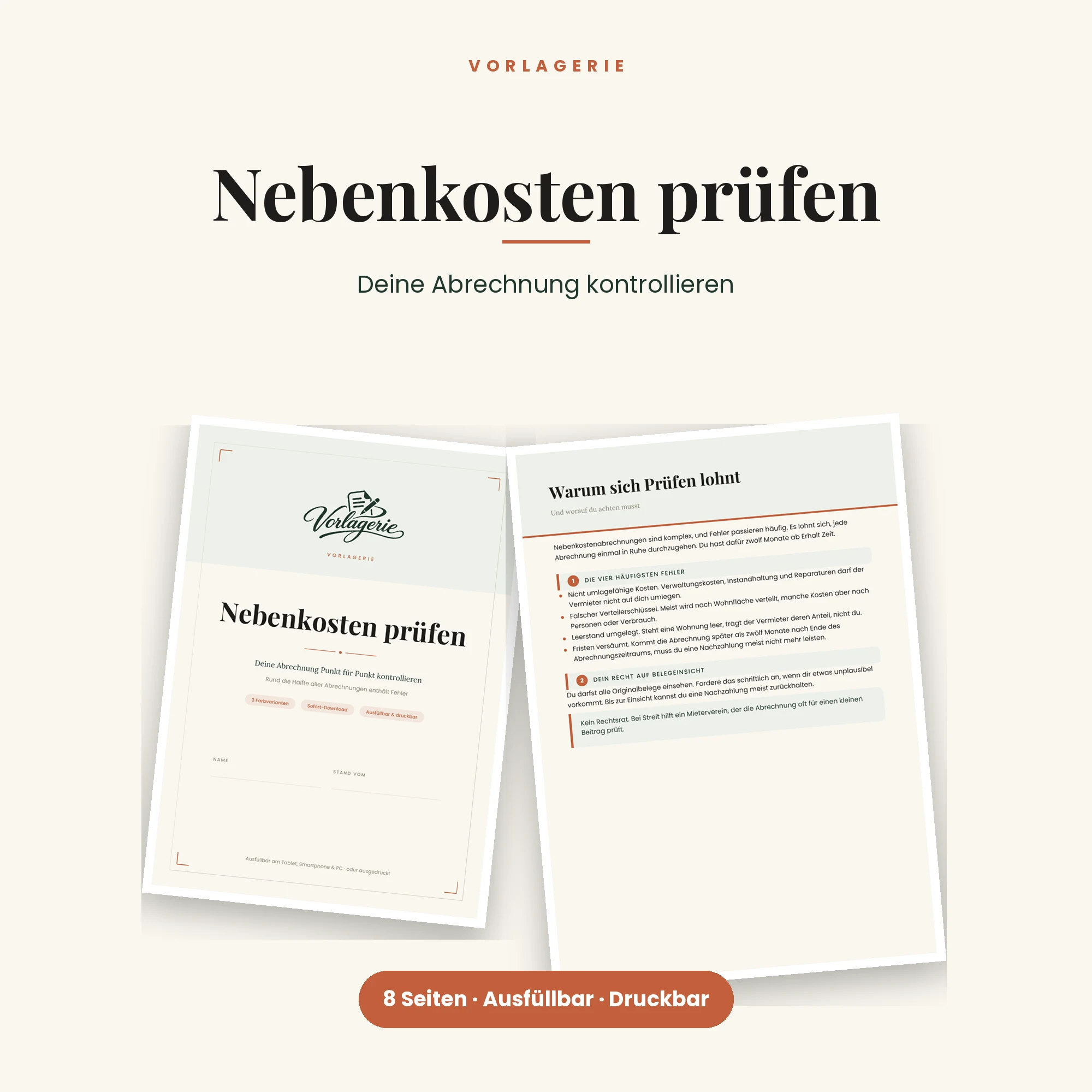 Nebenkosten prüfen für Mieter – Titelbild