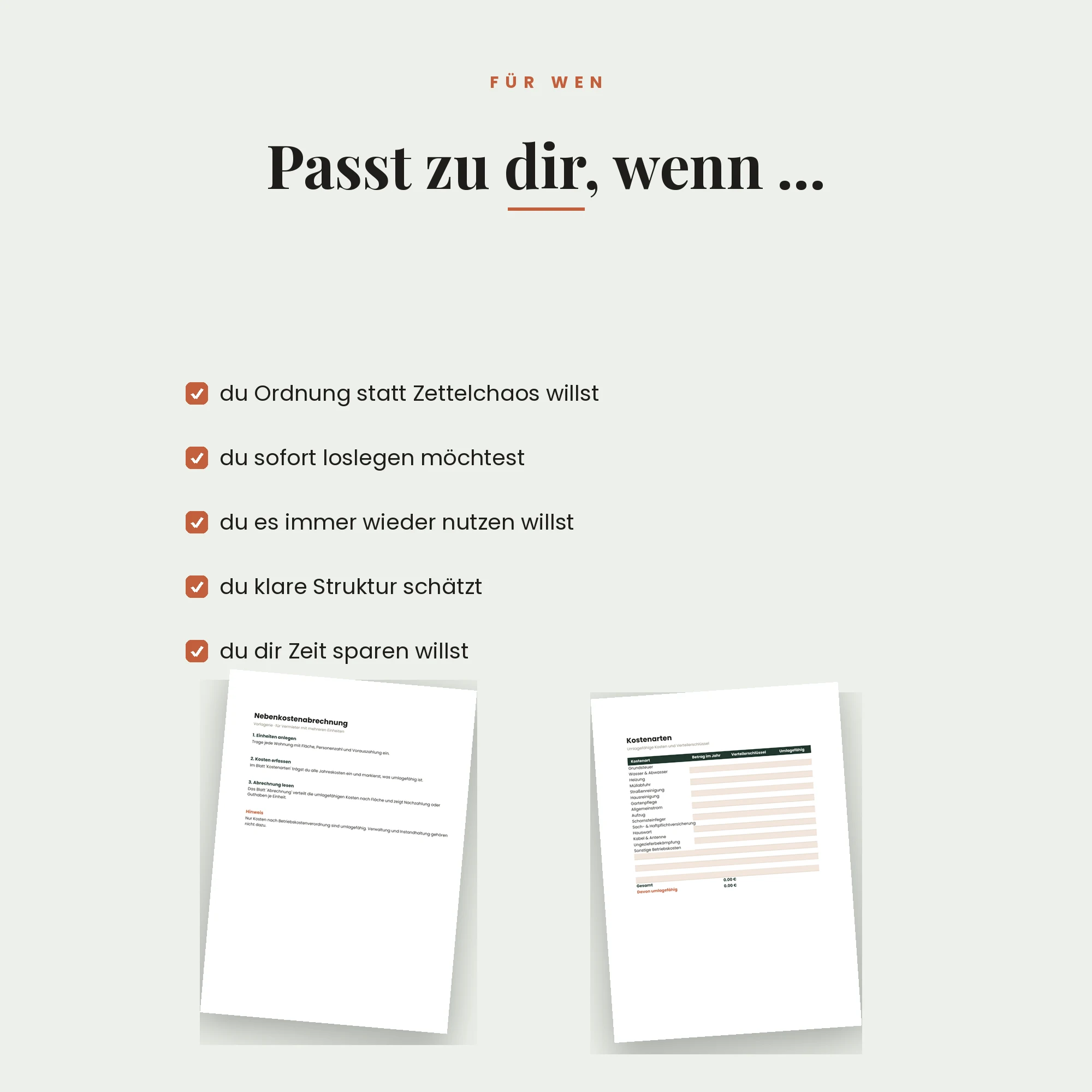 Nebenkostenabrechnung für Vermieter – für wen die Vorlage passt