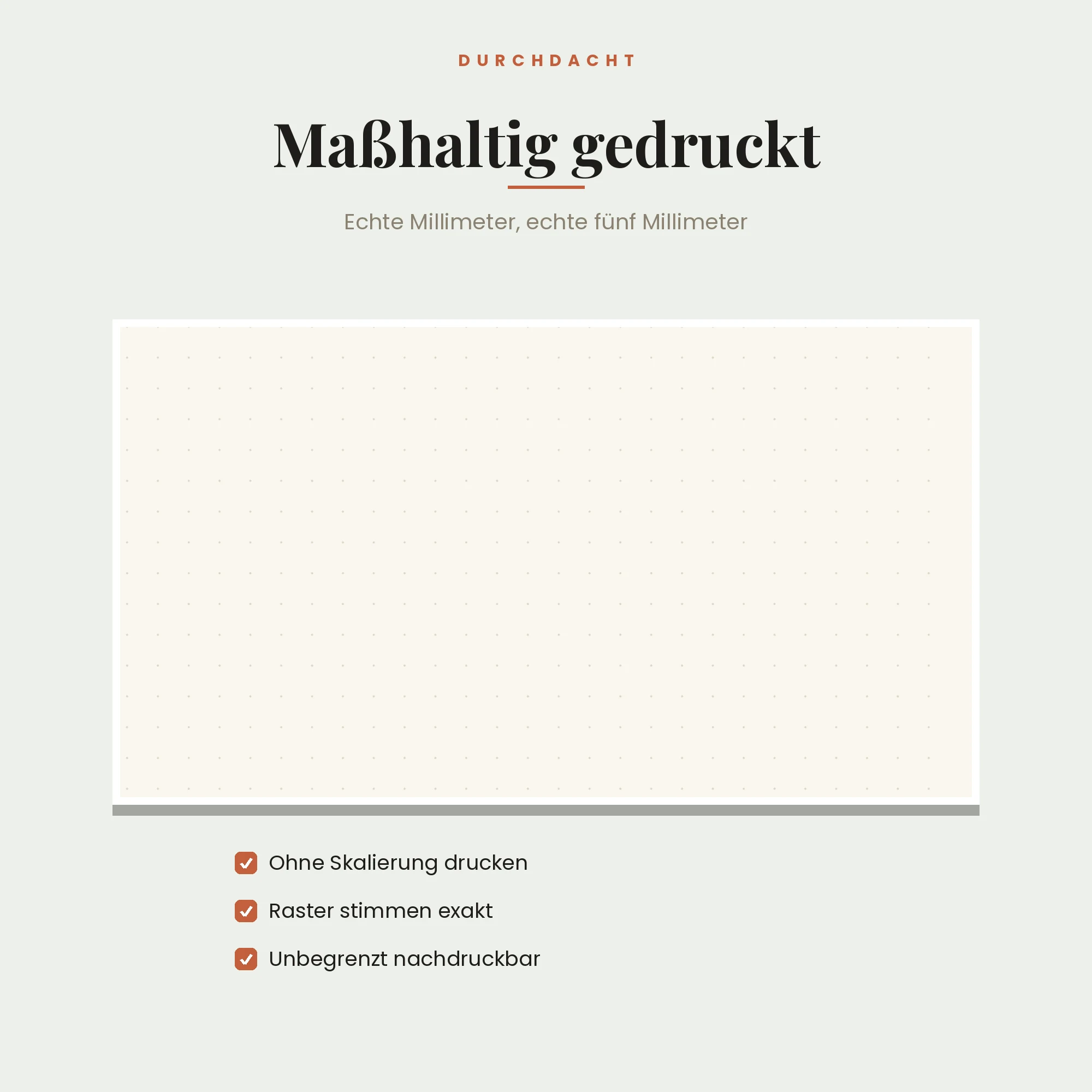 Papier-Set – Detailansicht