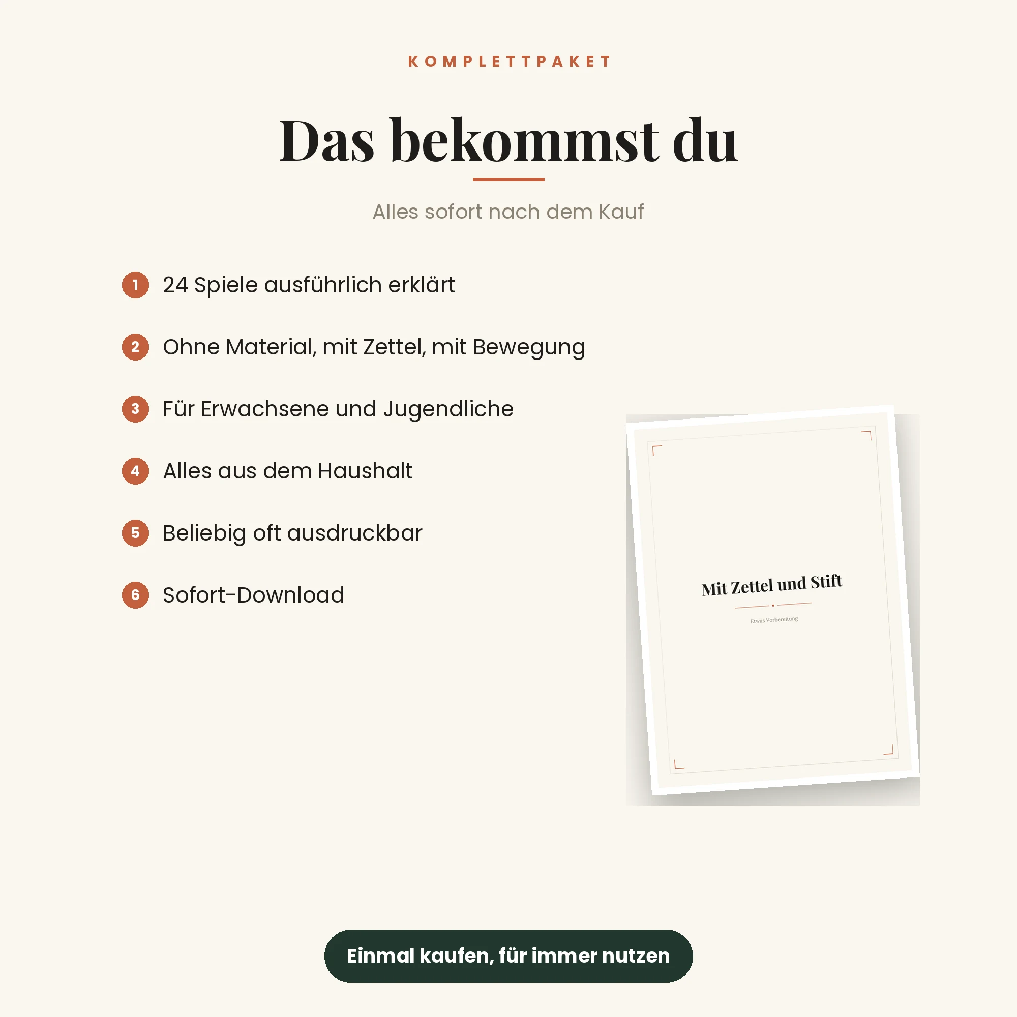 Partyspiele-Sammlung – das ist enthalten