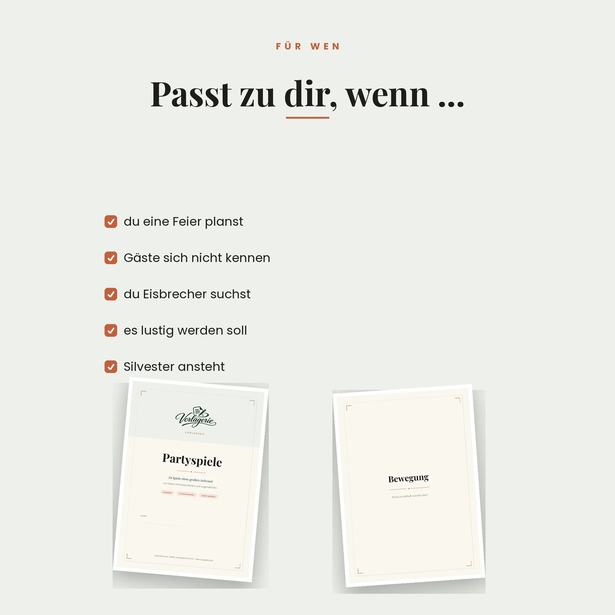 Partyspiele-Sammlung – für wen es passt