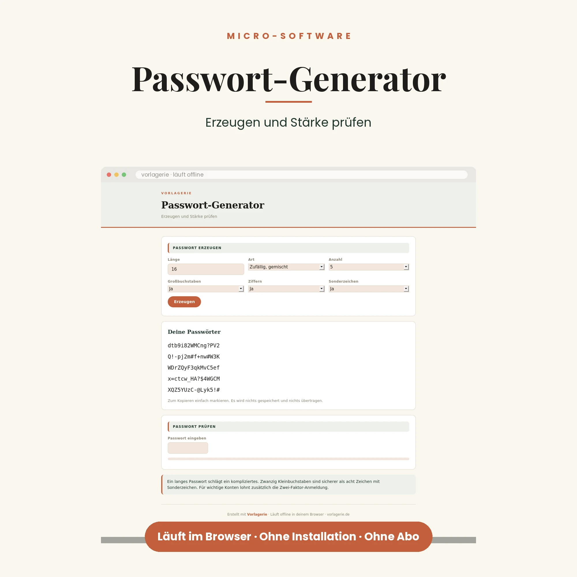 Passwort-Generator – Titelbild