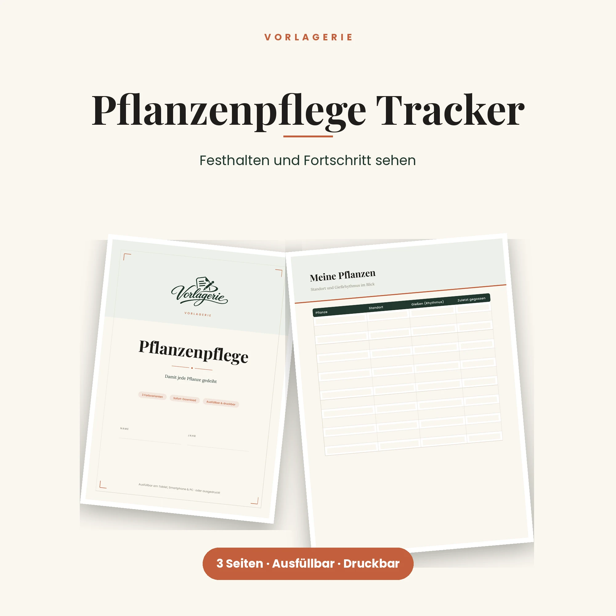 Pflanzenpflege-Tracker – Titelbild