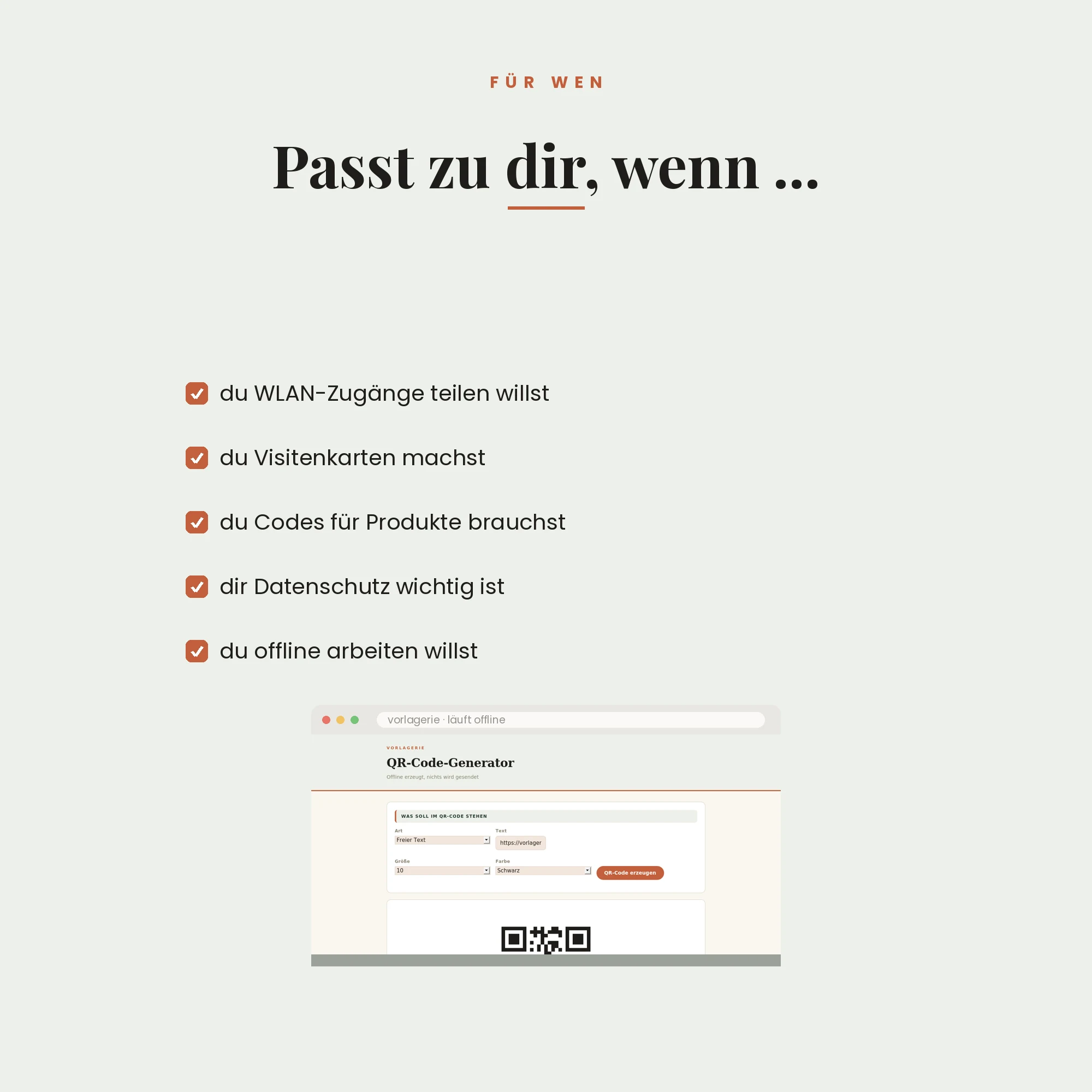 QR-Code-Generator – für wen es passt