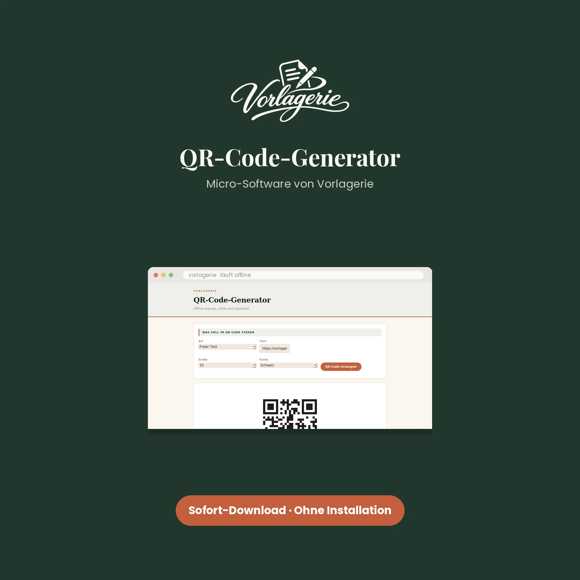 QR-Code-Generator – Vorlagerie