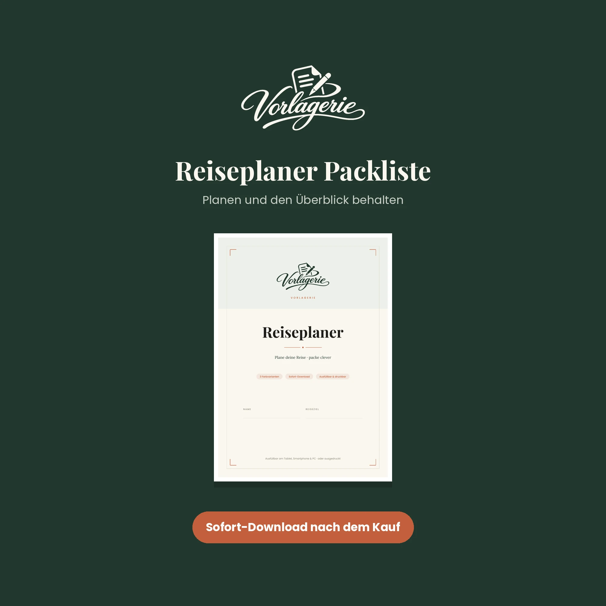 Reiseplaner – Vorlagerie