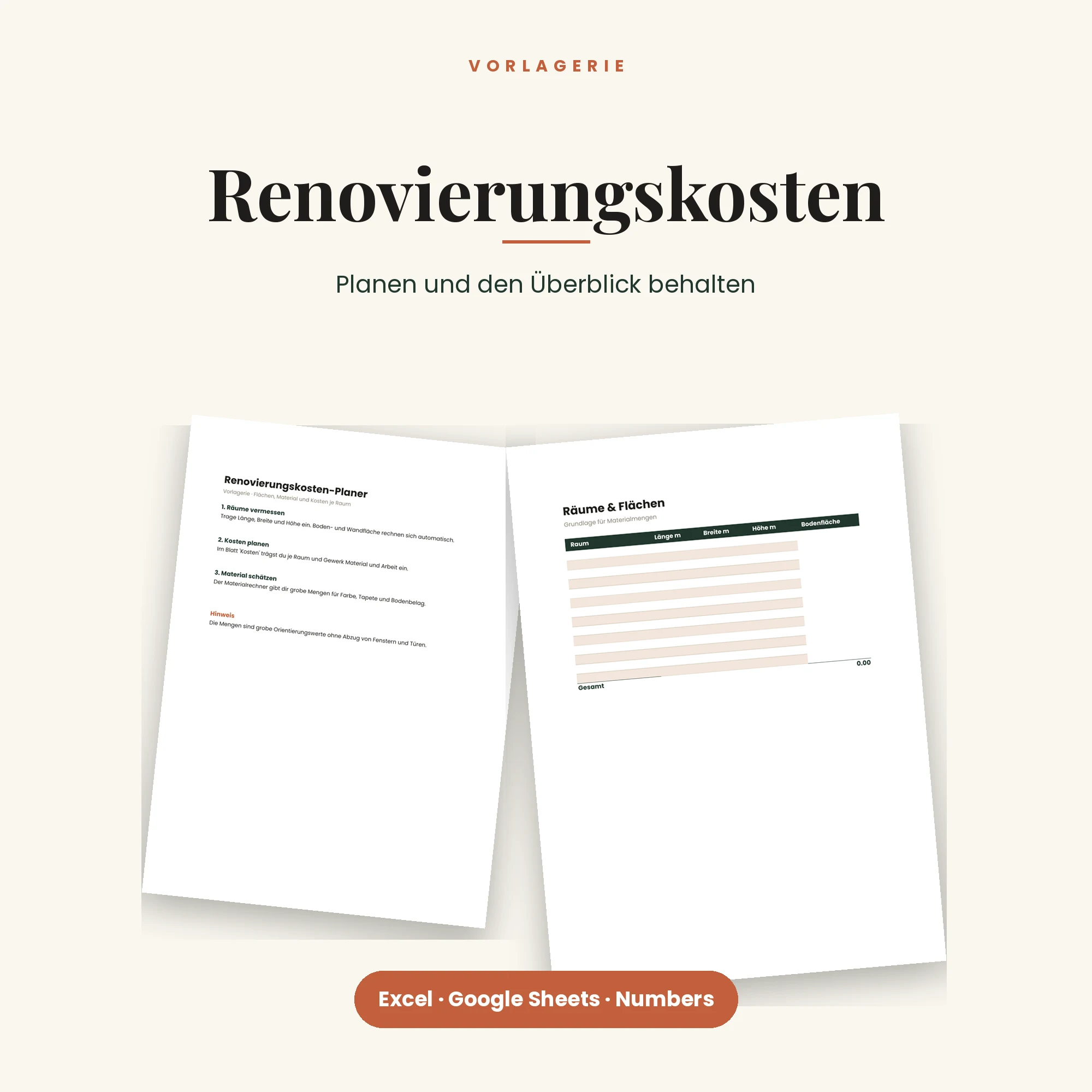 Renovierungskosten-Planer – Titelbild