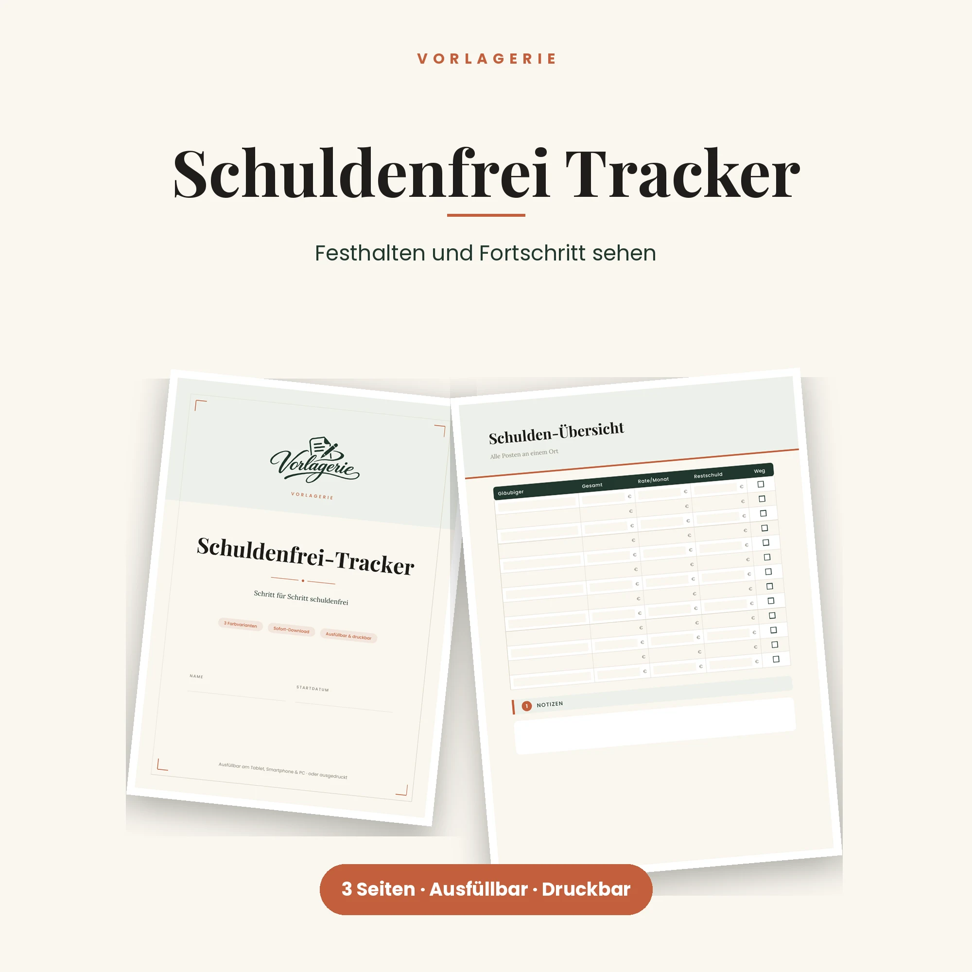Schuldenfrei-Tracker – Titelbild