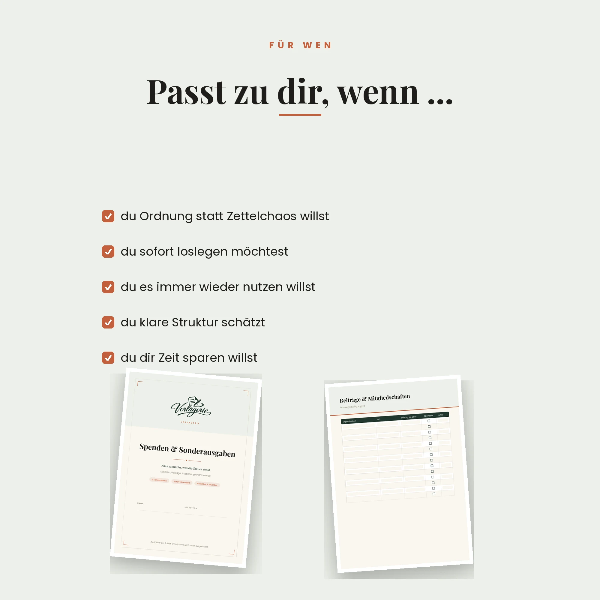 Spenden & Sonderausgaben – für wen die Vorlage passt