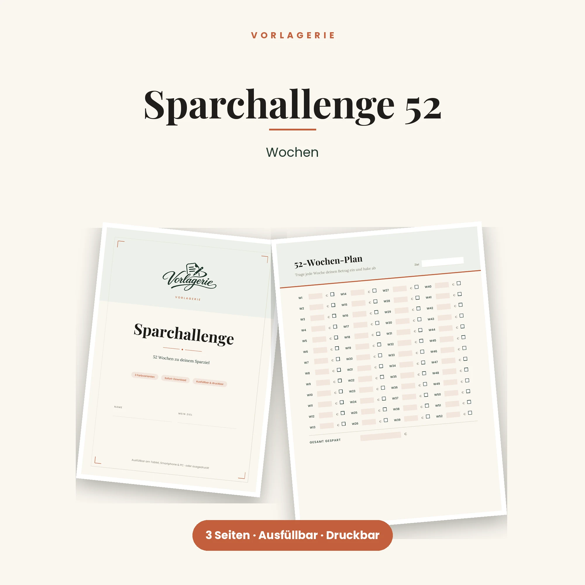 Sparchallenge – Titelbild