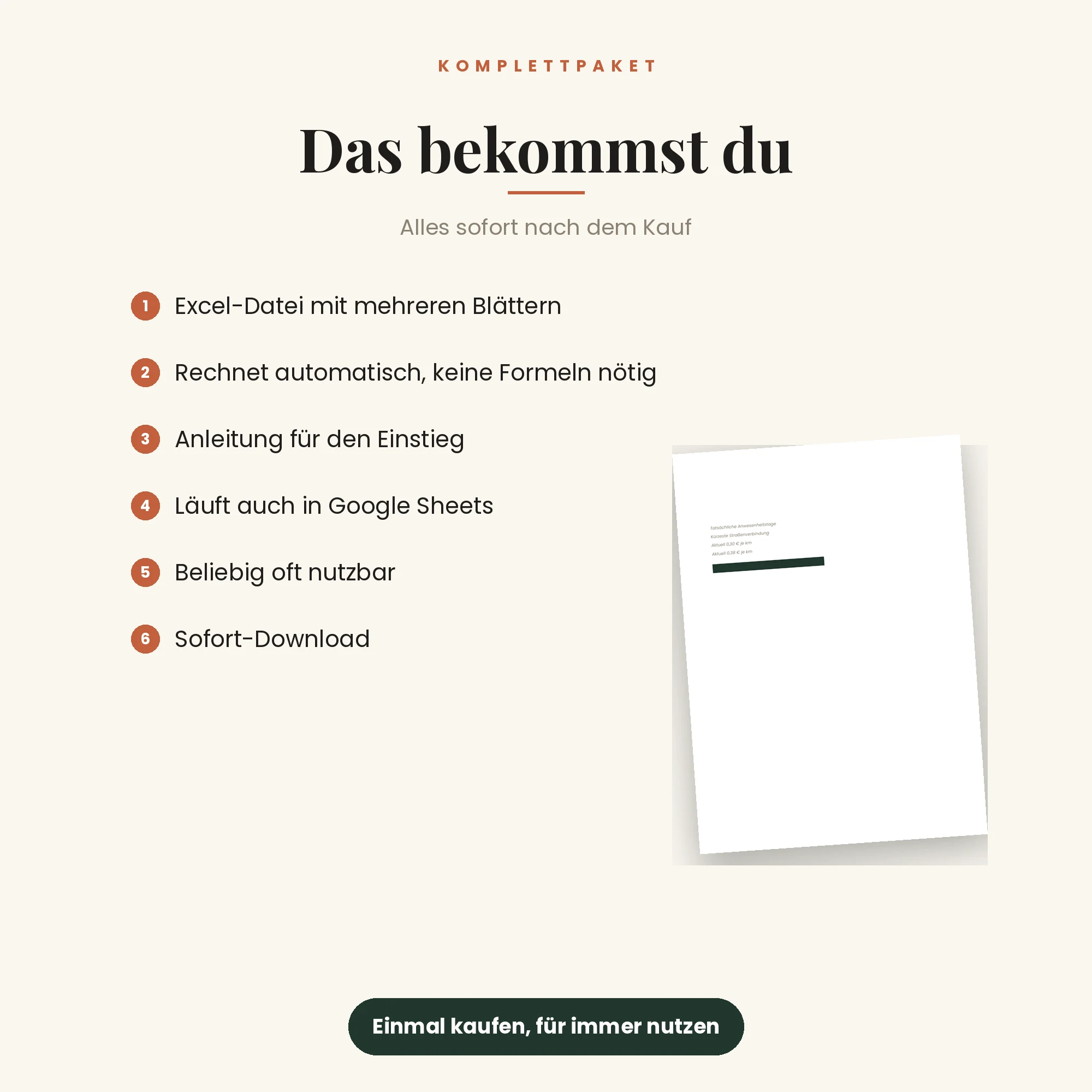 Steuer-Vorbereitung Arbeitnehmer – das ist enthalten