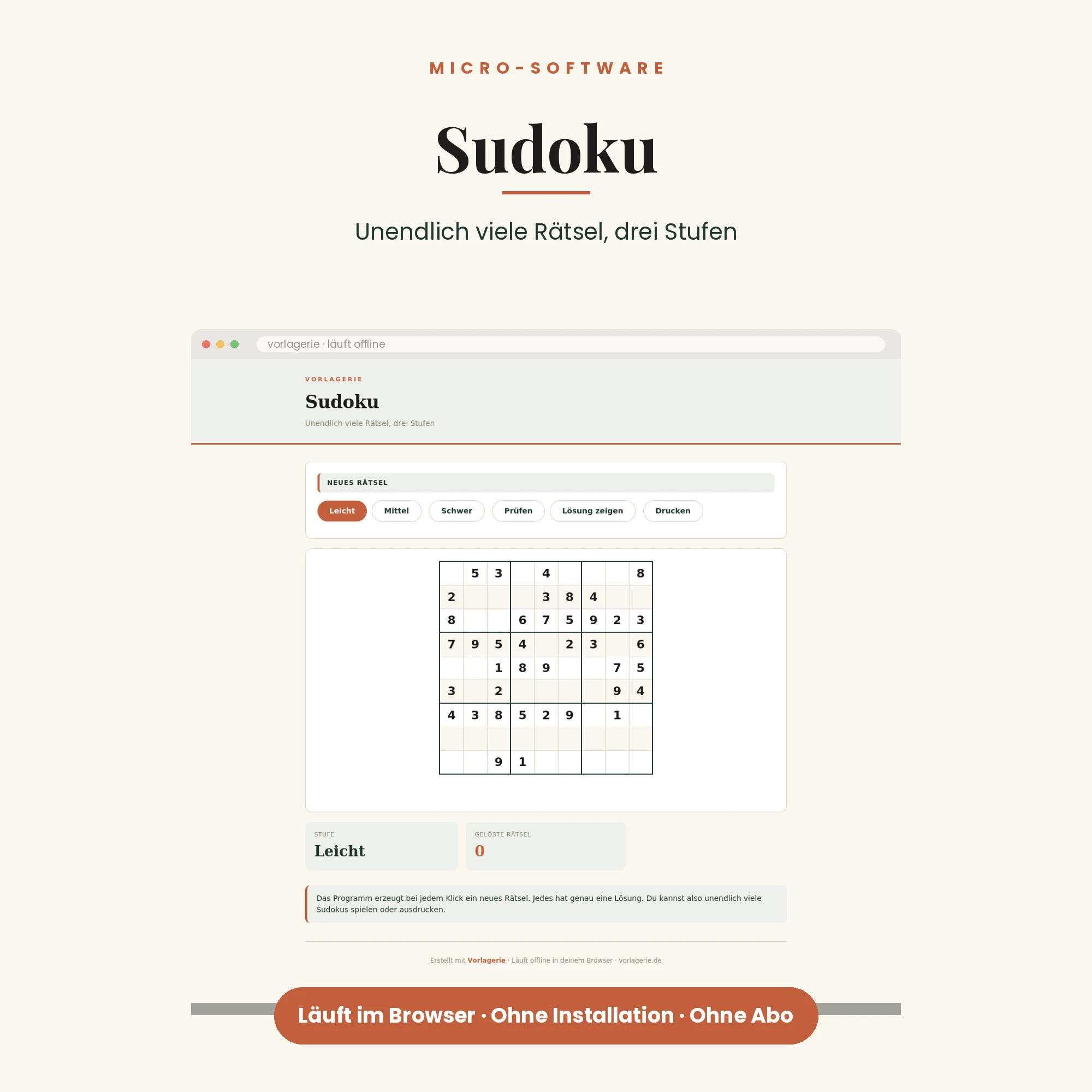 Sudoku – Titelbild